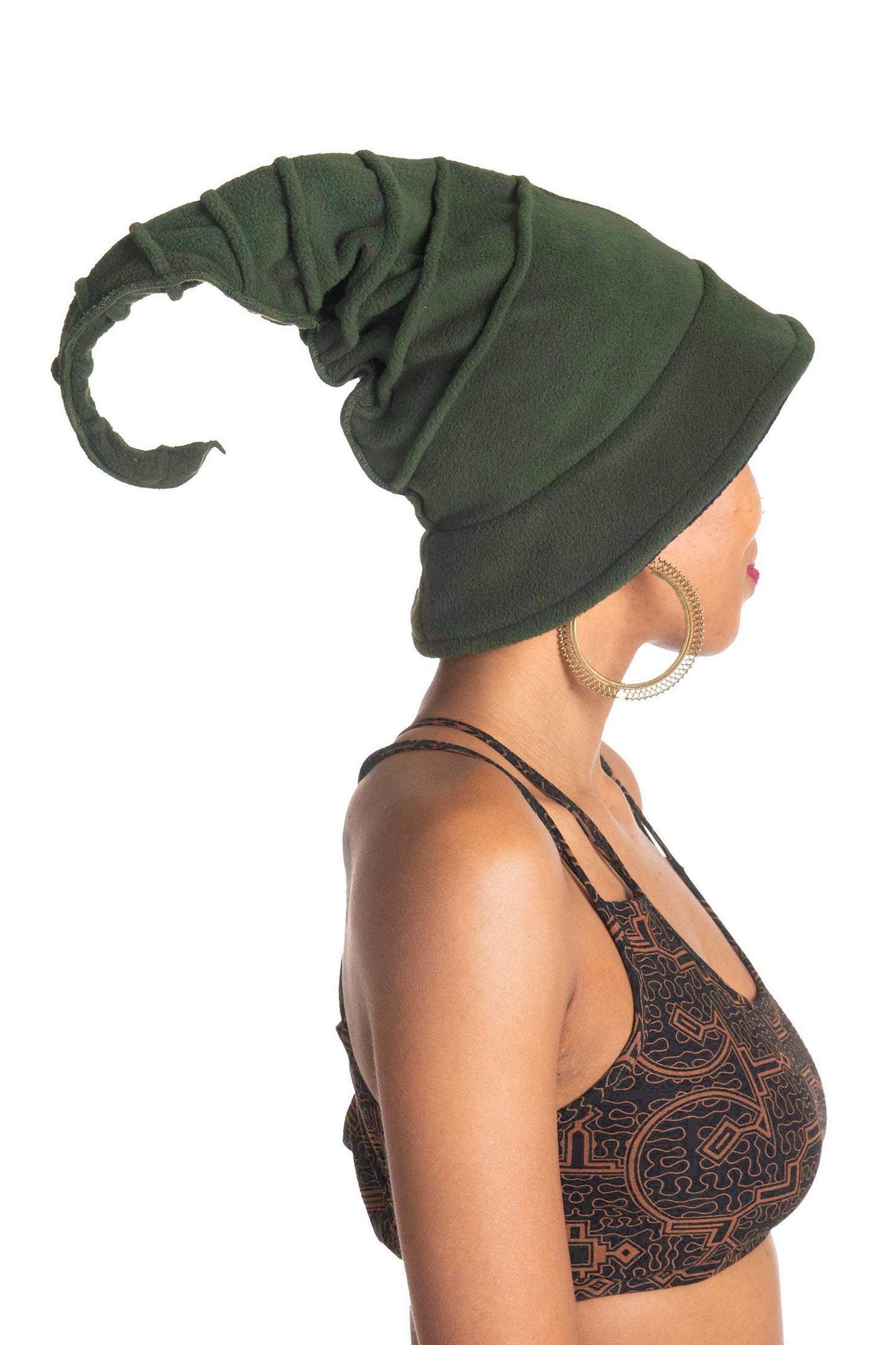Posable Fleece Witch Hat