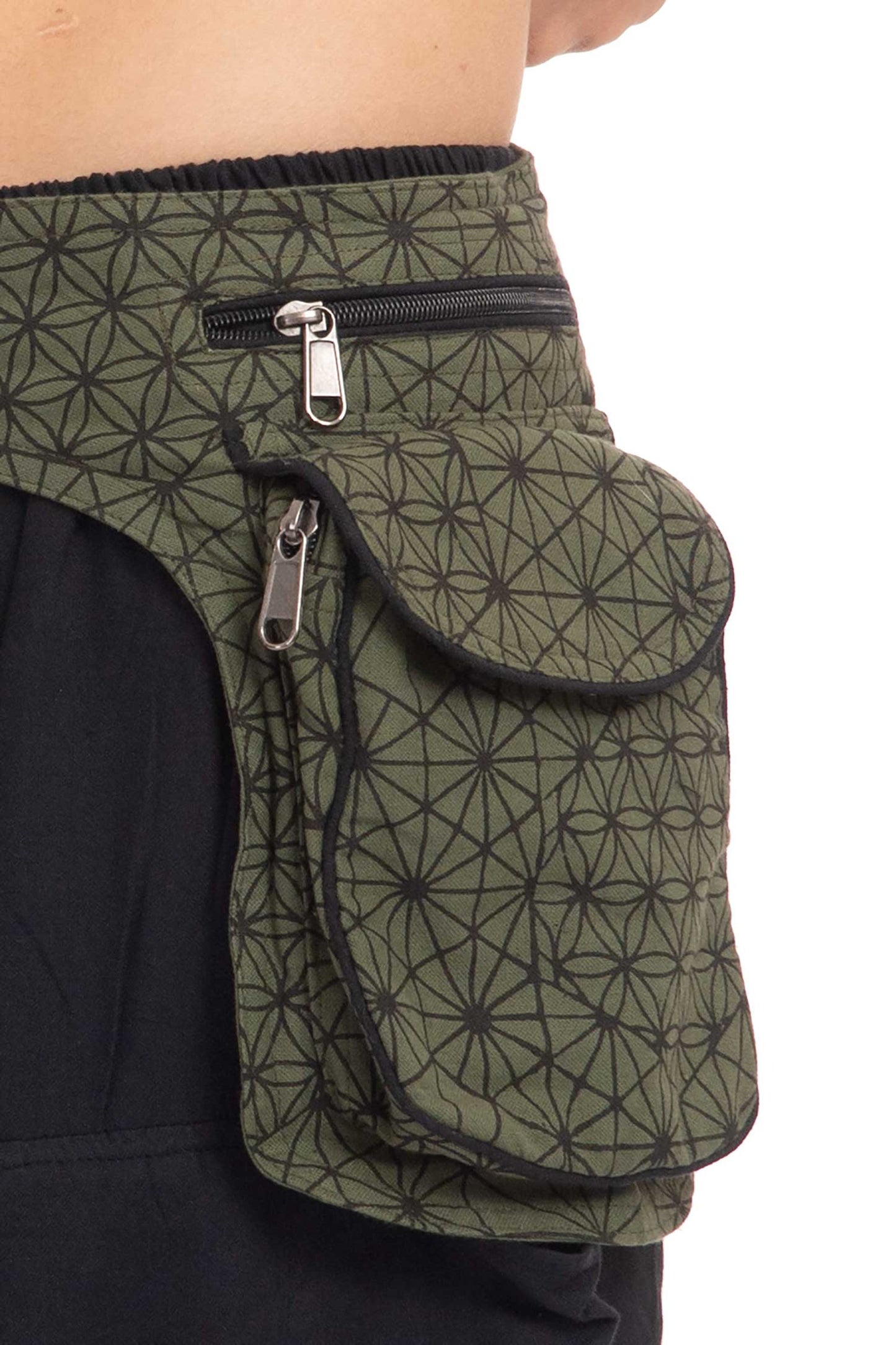 Large Sacred Geometry Pocket Belt