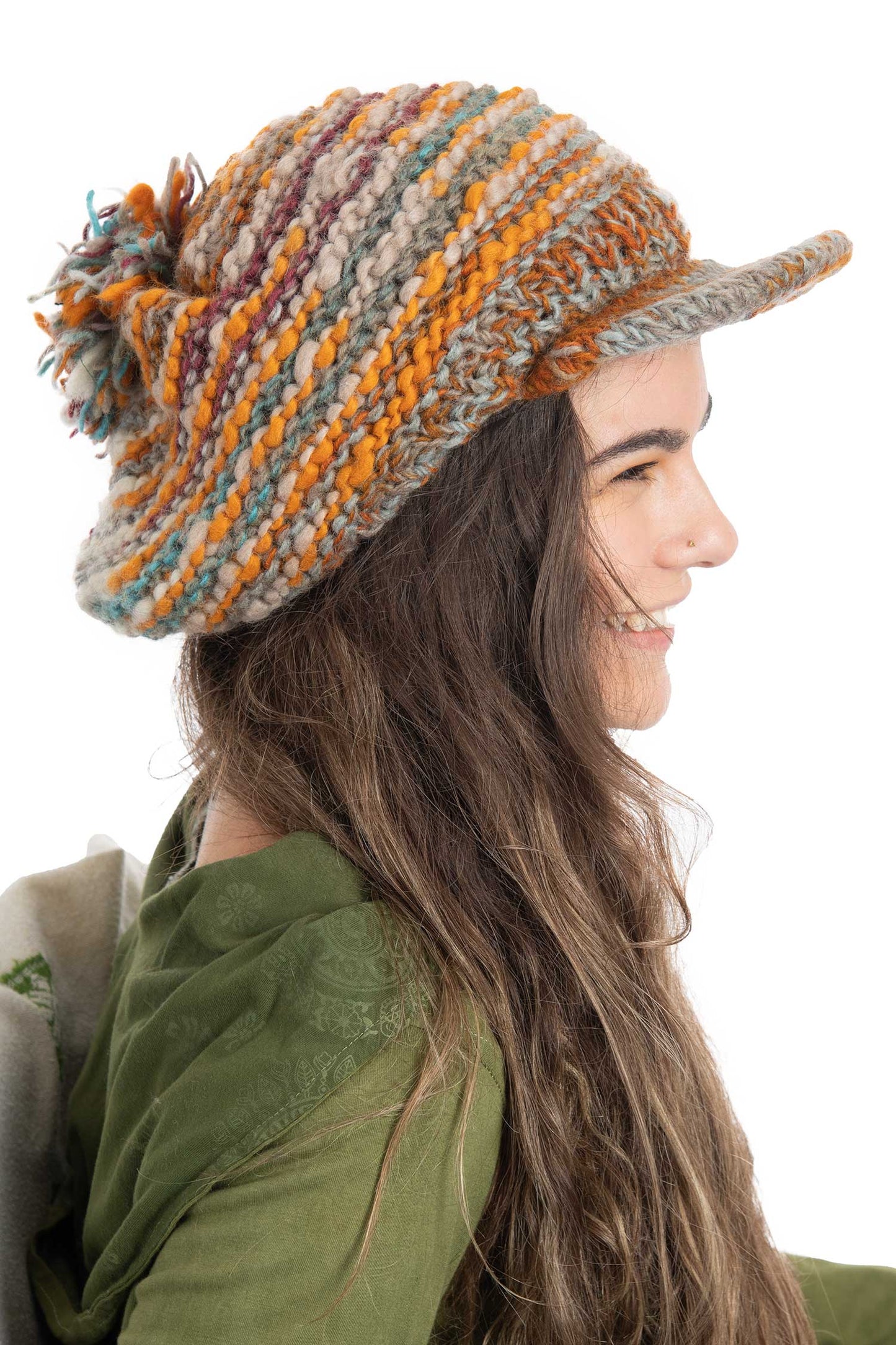 Hand Knitted Slouch Cap