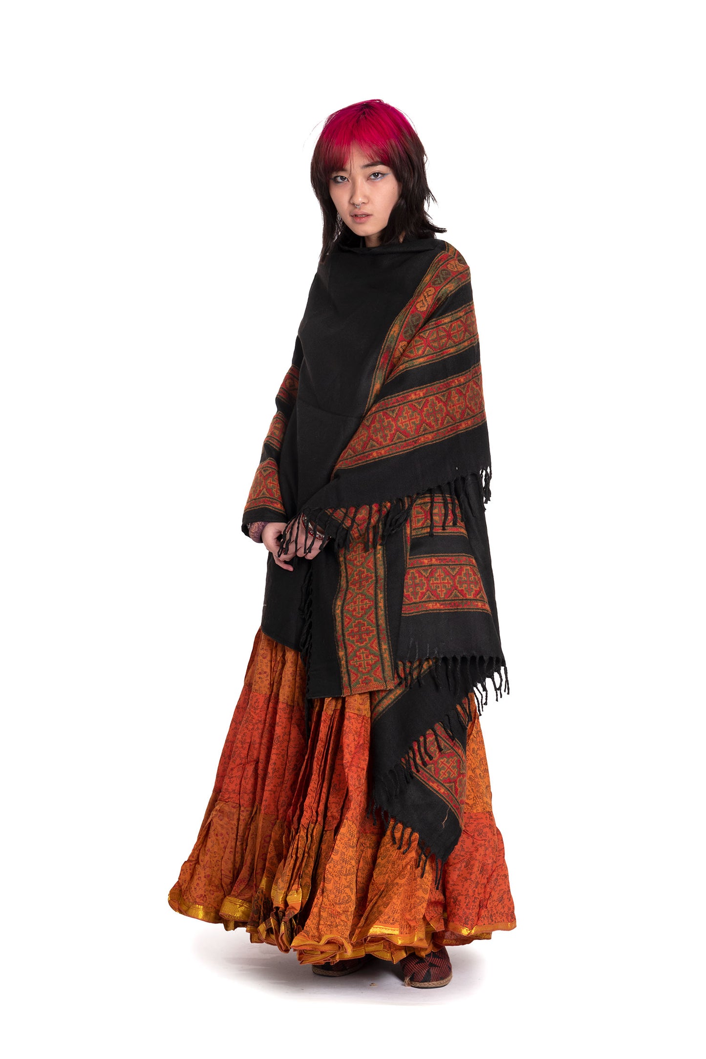 Tribal Blanket Cardigan Wrap
