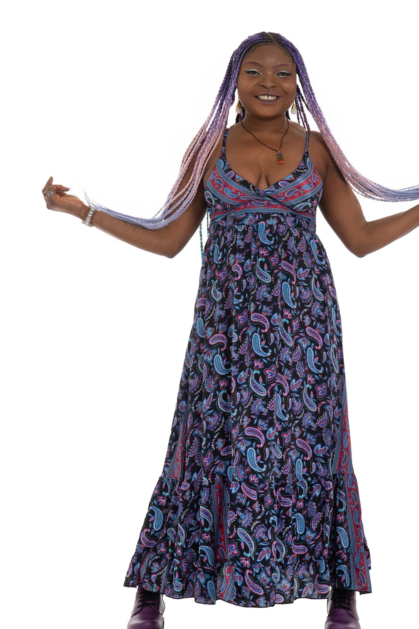 Long Strappy Boho Dress