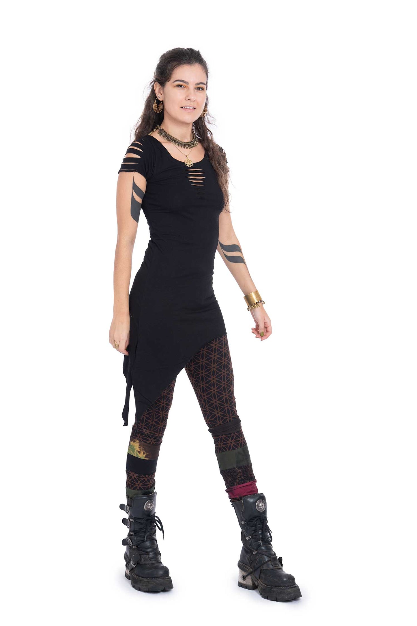 Hippie Festival Braided Dress, Unusual LBD LRD - Victoria Dress (WDR5113) by Altshop UK