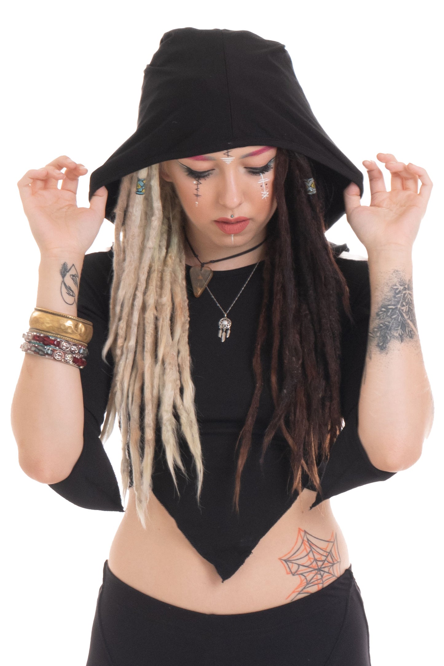 Psy Trance Pixie Crop Top, Cosplay Ren Faire