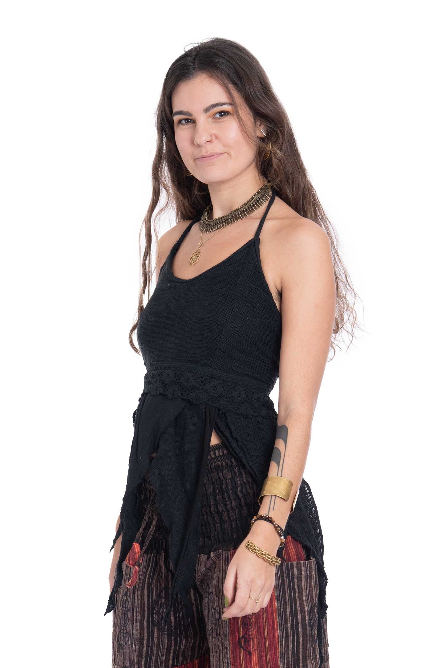 Psy Trance Faerie Top, Pagan Fae Ren Faire Witch Bikini Top - Rugged Fae Top (ROKRUGFT) by Altshop UK