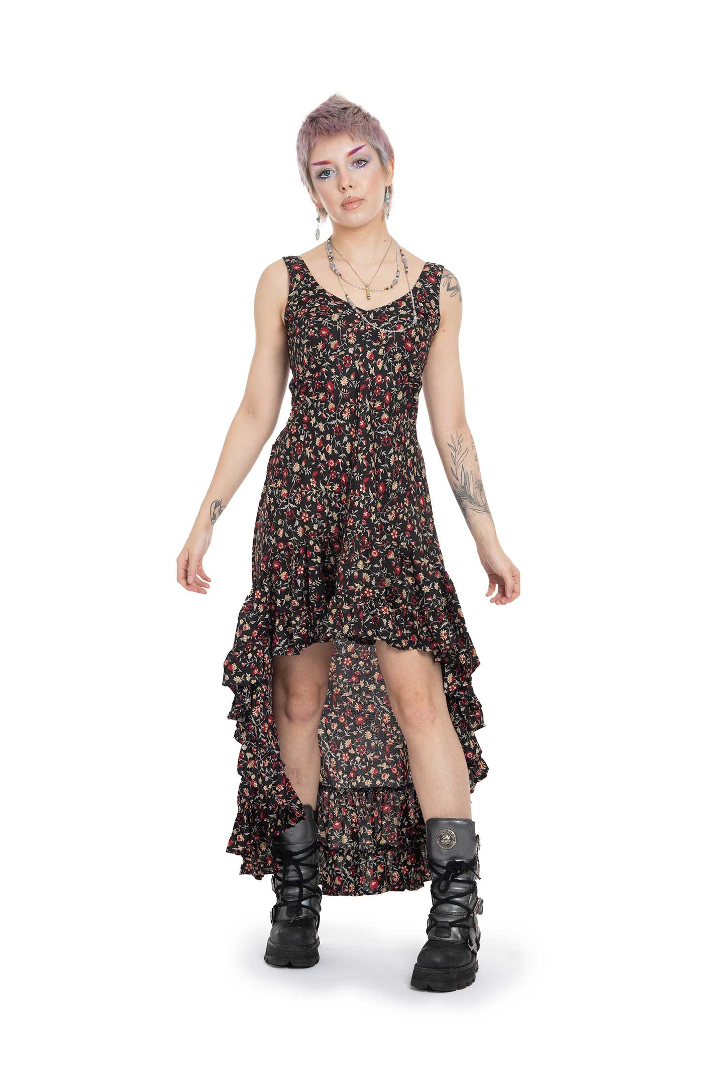 Floaty Bohemian High Low Dress