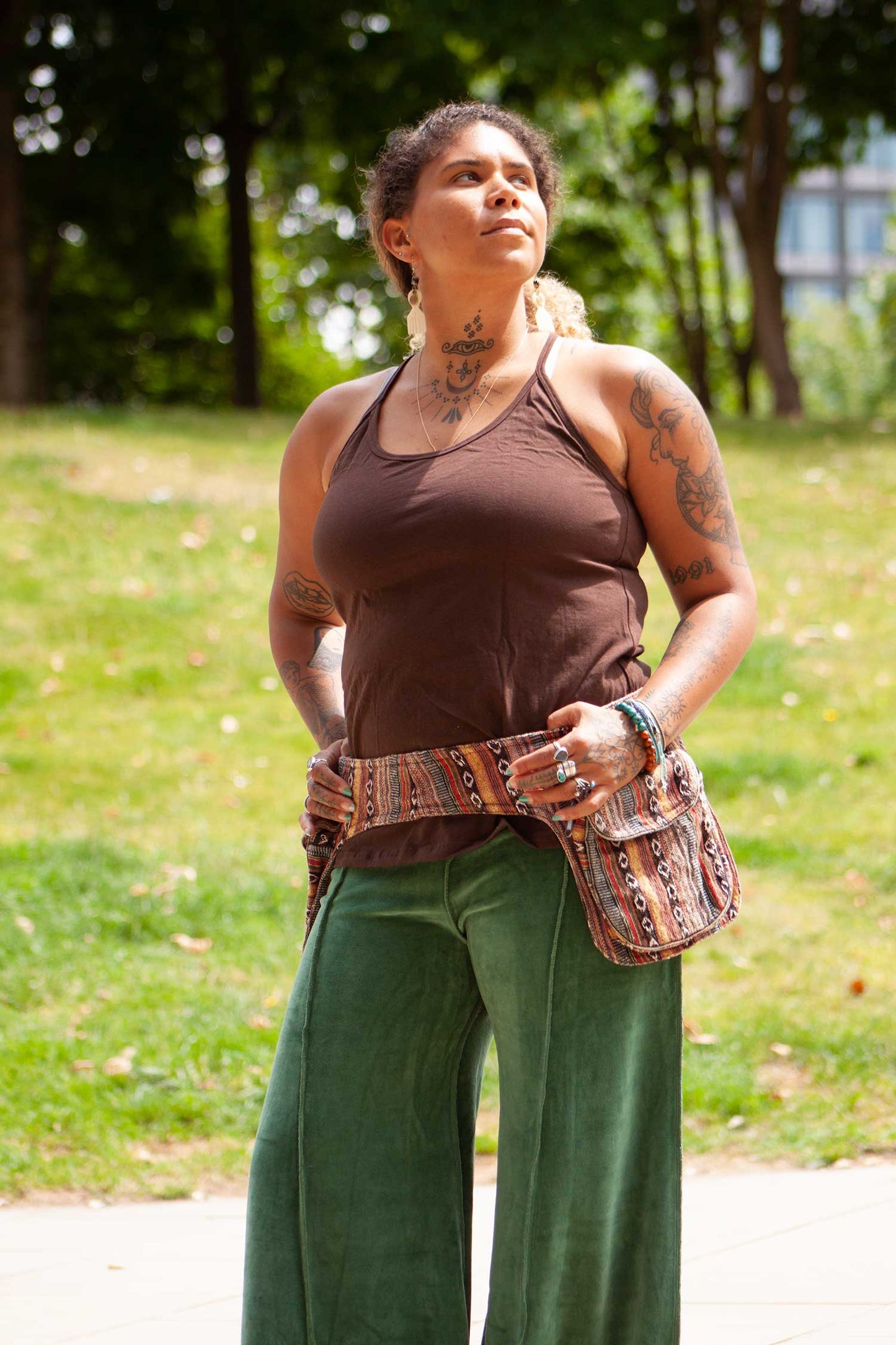 Hippy Canvas Festival Pocket Belt
