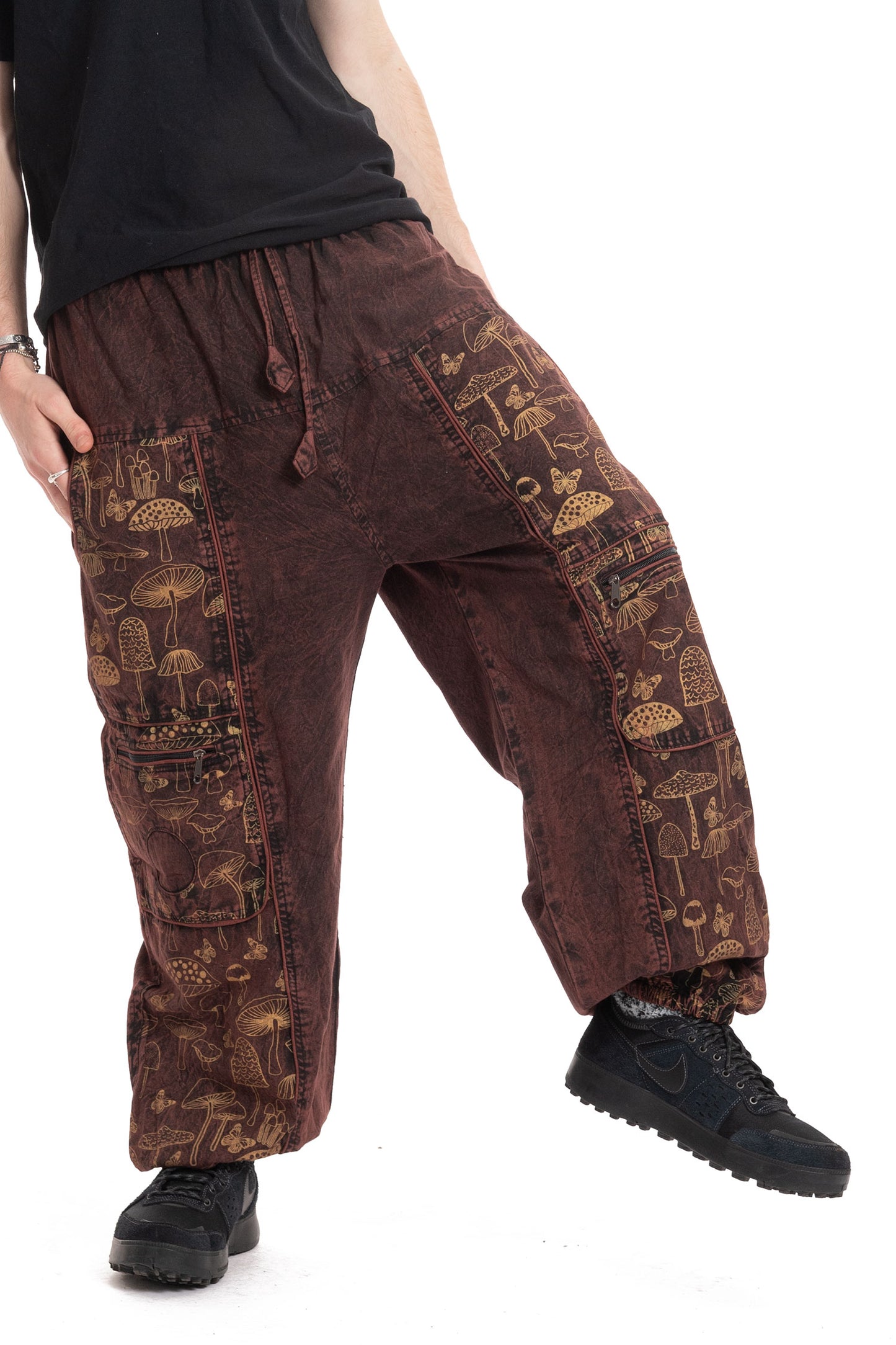Unisex Hippy Mushroom Trousers