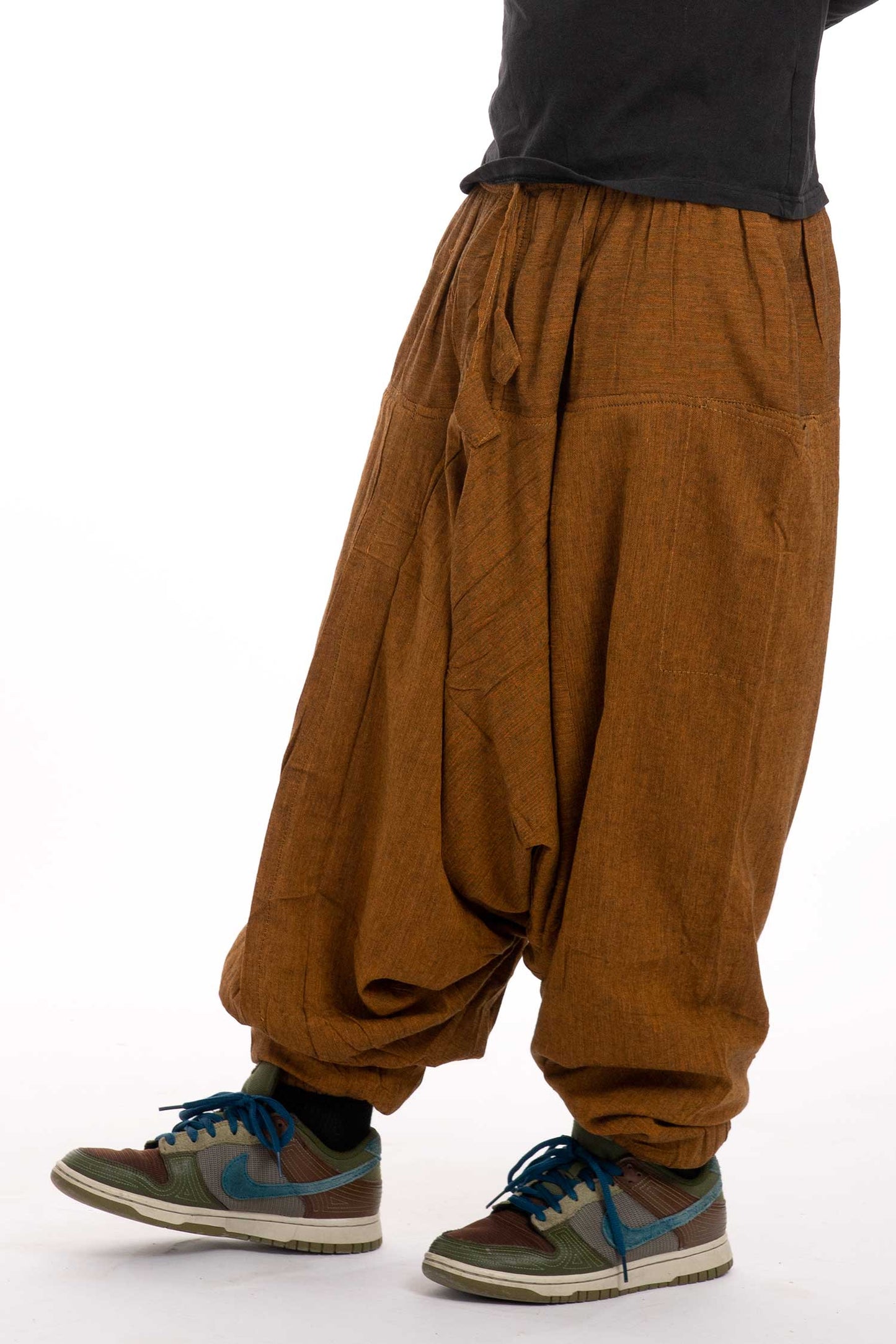 Unisex Fleece Lined Harem Trousers