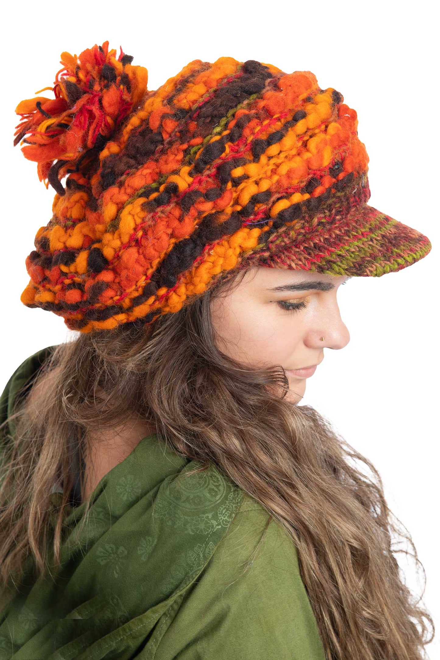 Hand Knitted Slouch Cap
