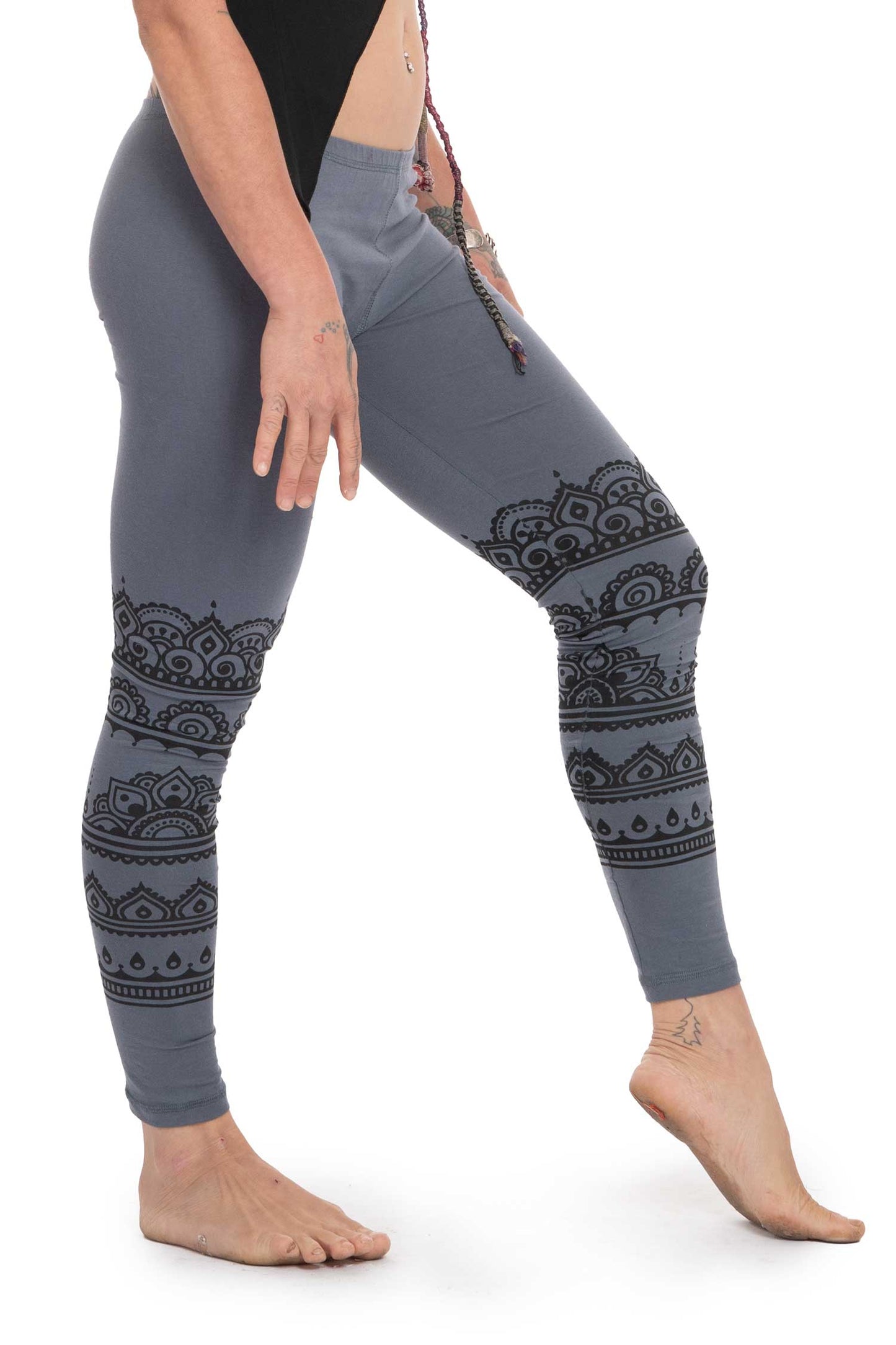 Mandala Print Leggings - Mandala Leggings (ROKMNLG) by Altshop UK