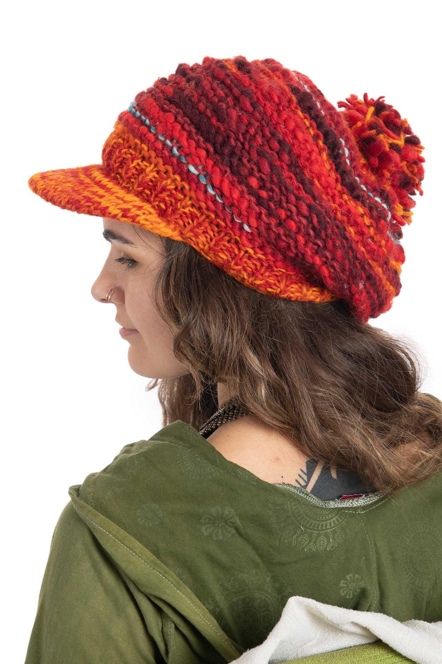 Hand Knitted Slouch Cap