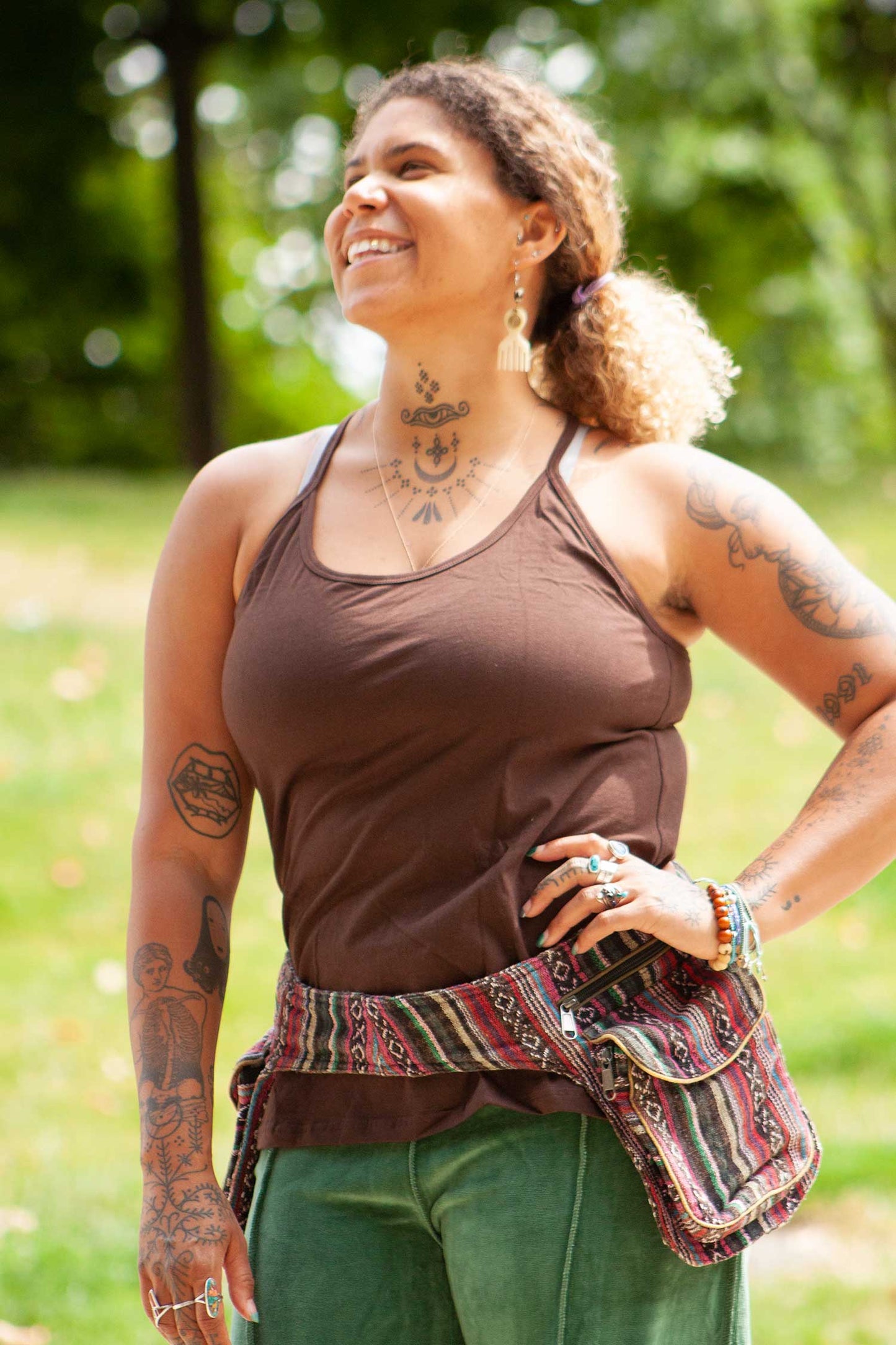 Hippy Canvas Festival Pocket Belt