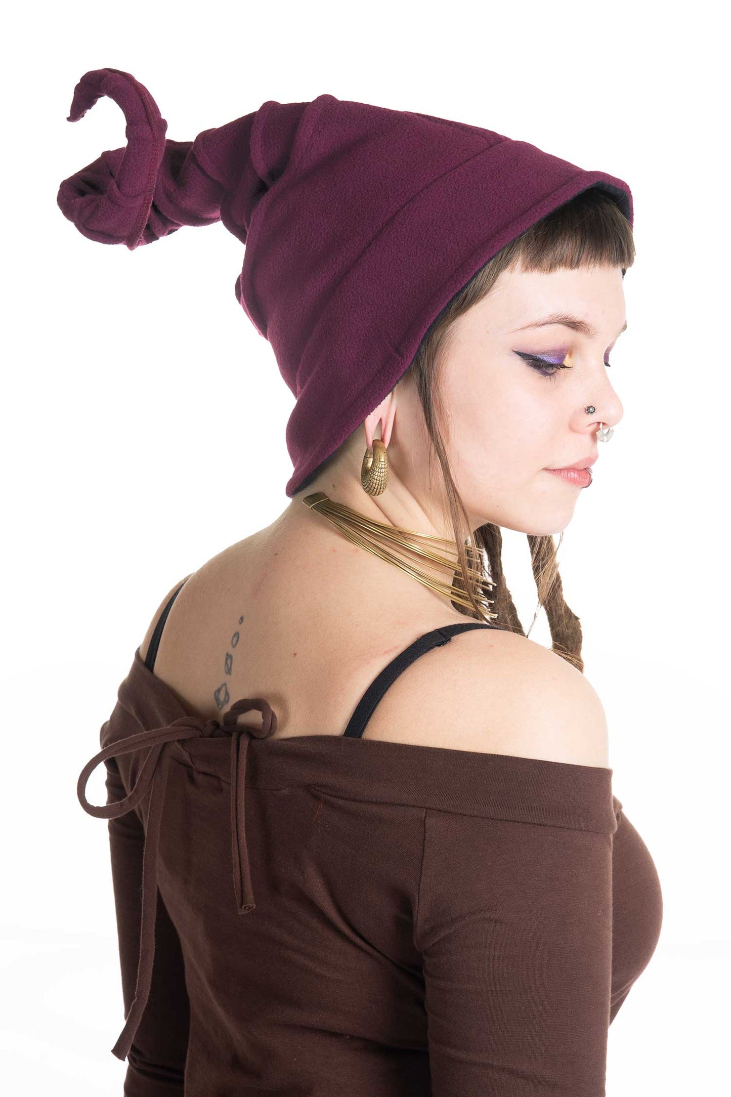 Posable Fleece Witch Hat