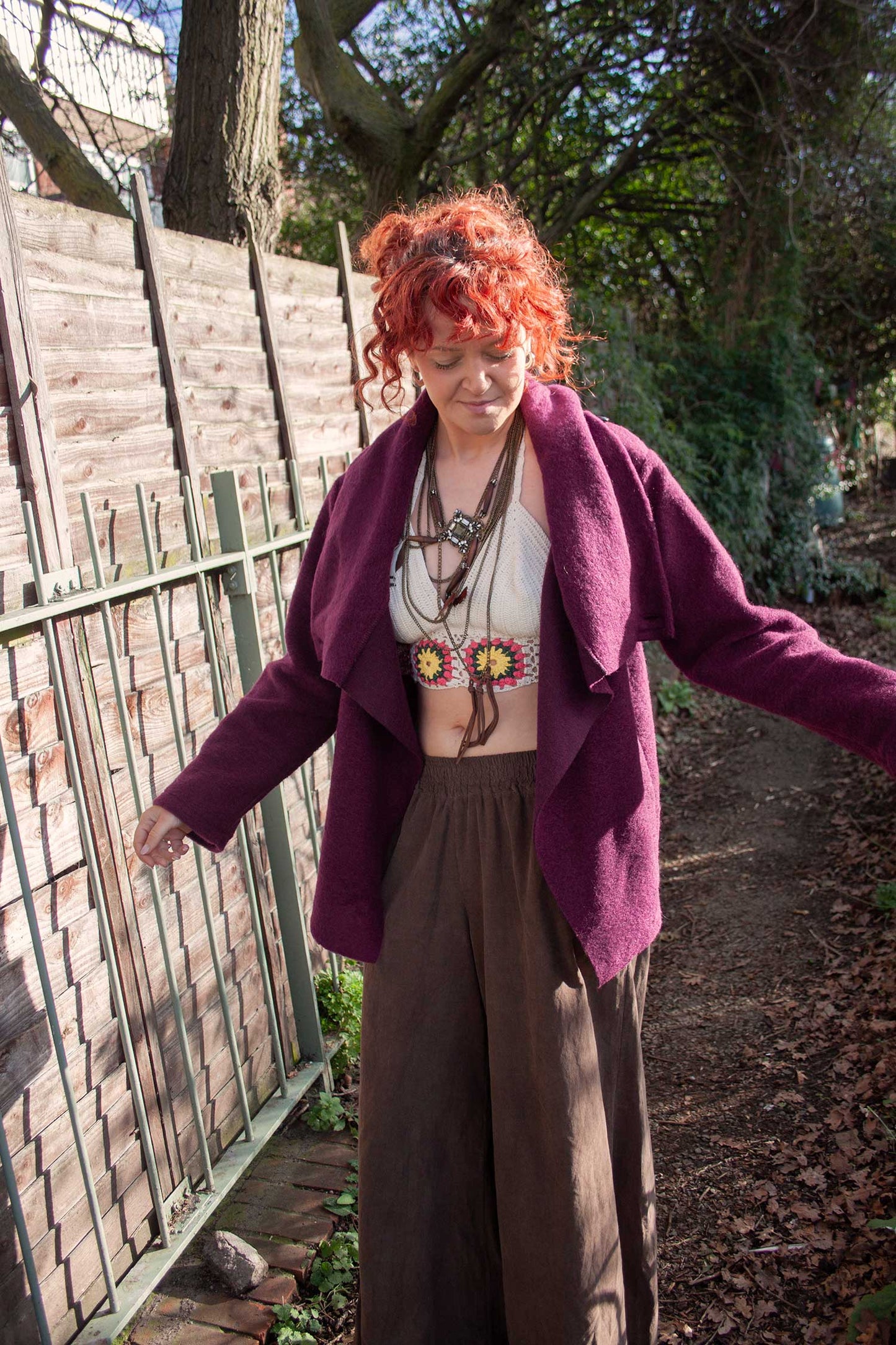 Recycled Fibres Springtime Hippie Coat