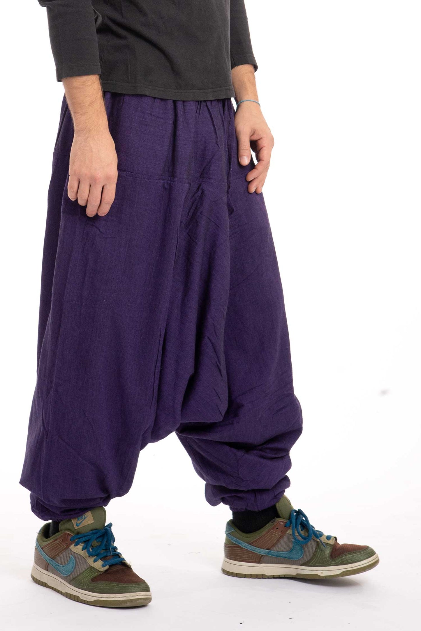 Unisex Fleece Lined Harem Trousers