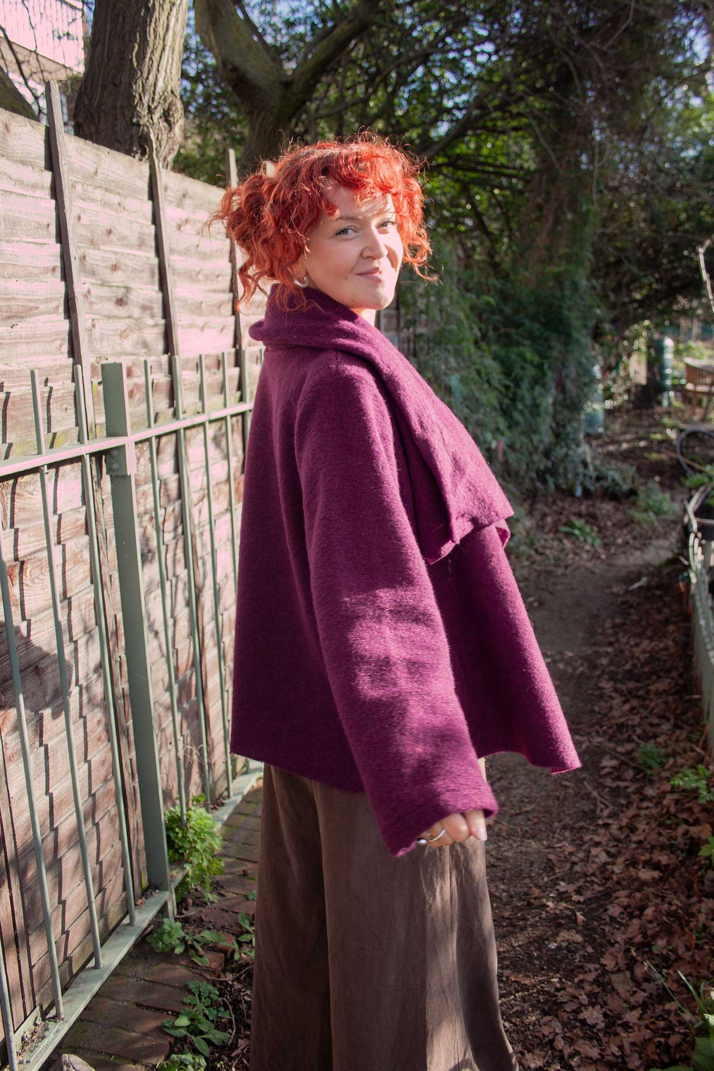Recycled Fibres Springtime Hippie Coat