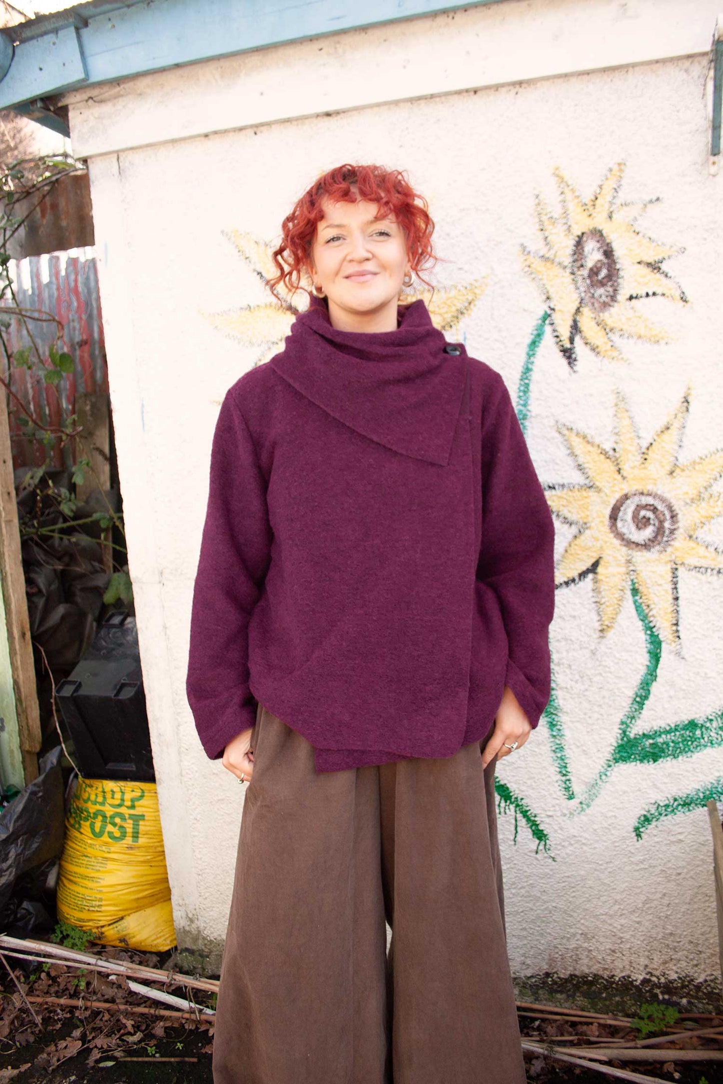 Recycled Fibres Springtime Hippie Coat