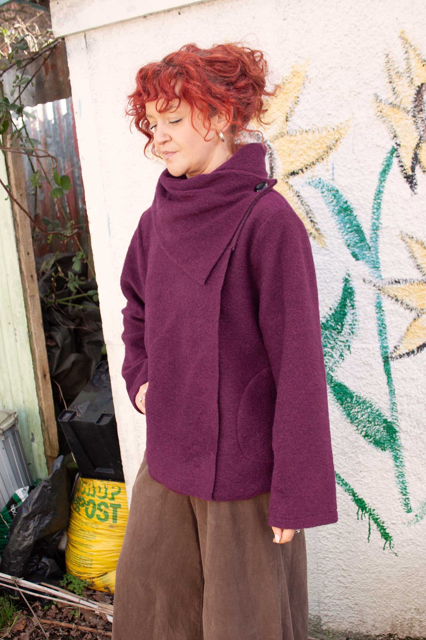 Recycled Fibres Springtime Hippie Coat