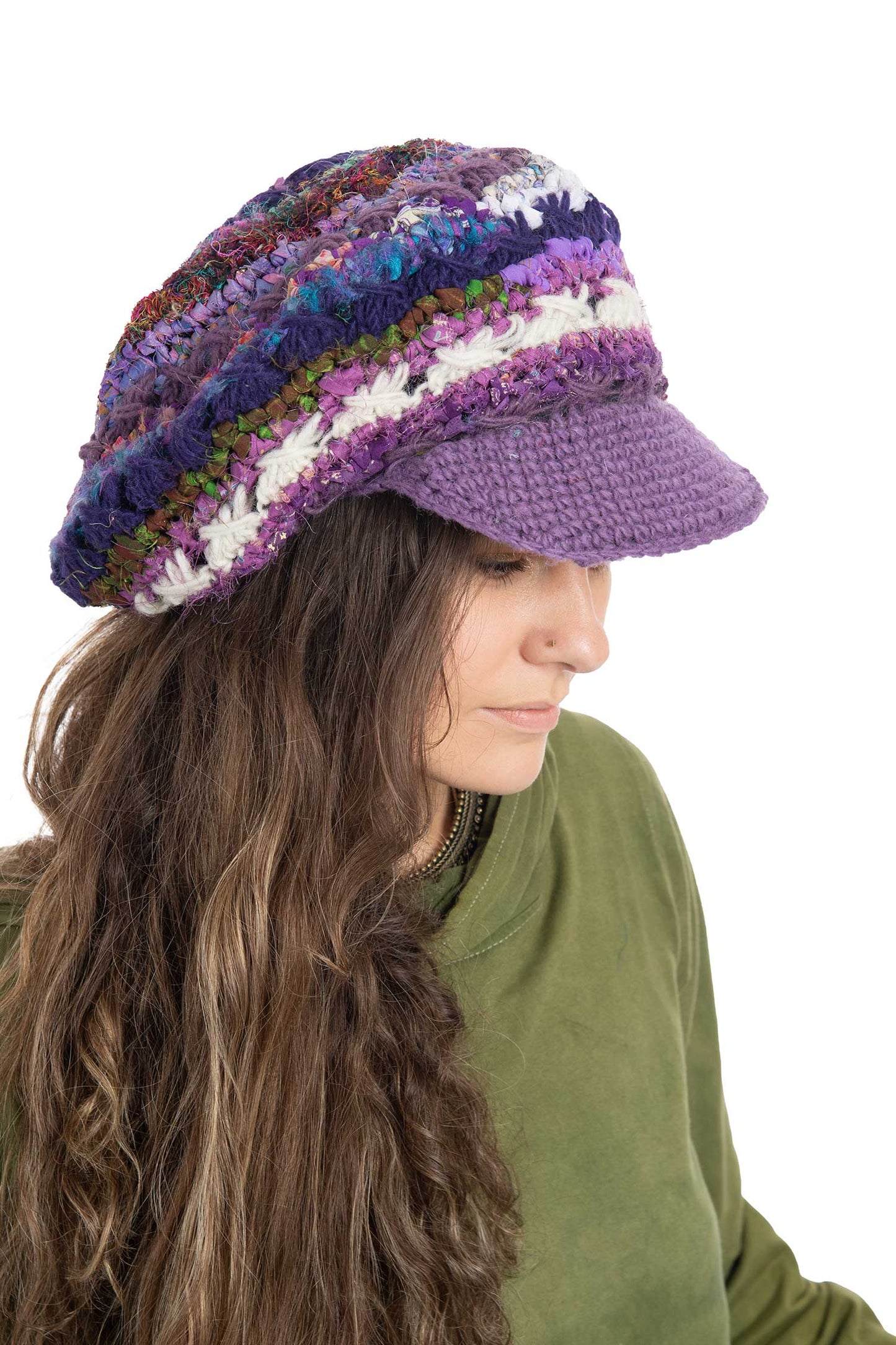 Hand Knitted Slouch Cap
