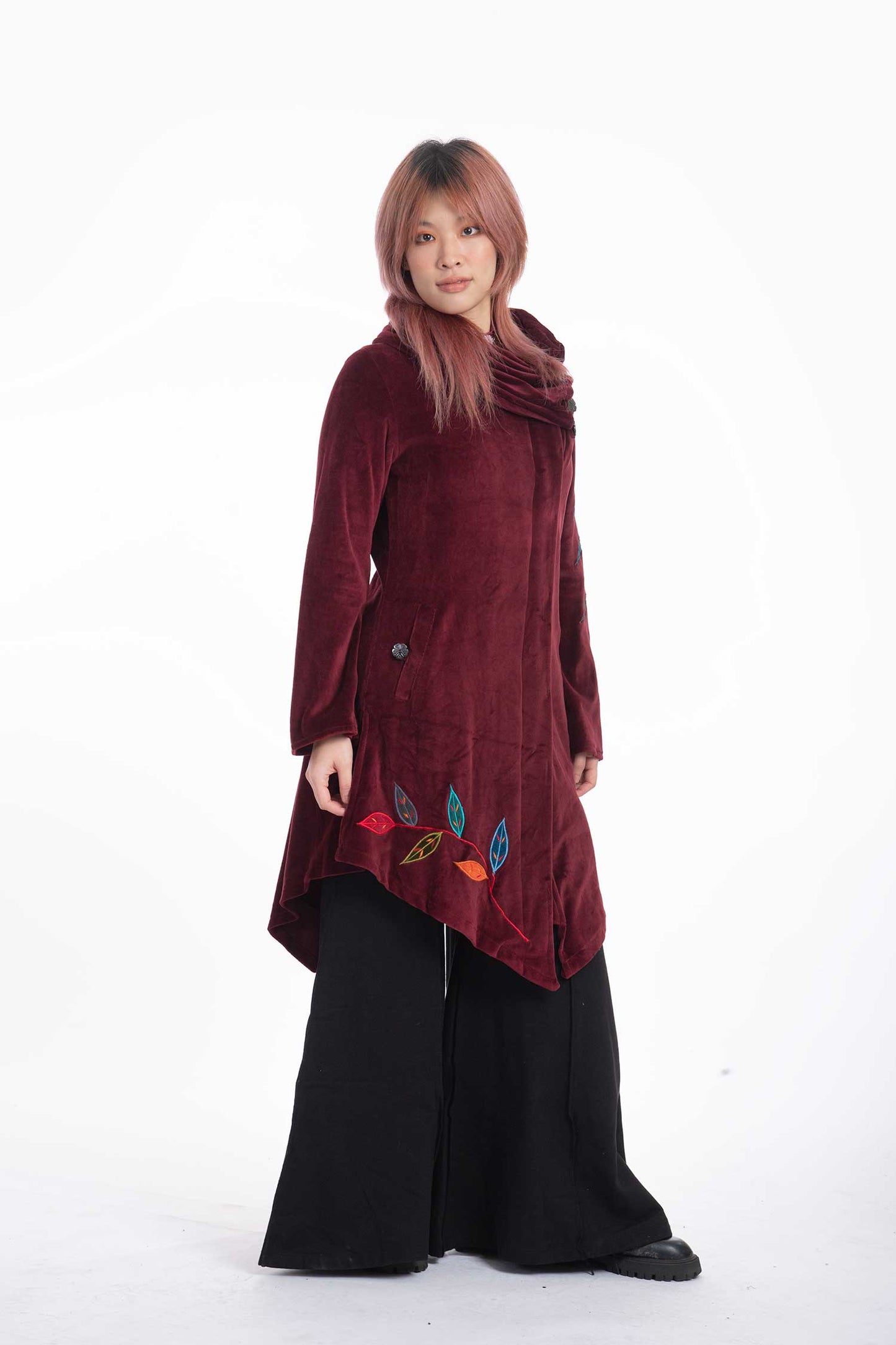 Elegant Velvet Boho Coat