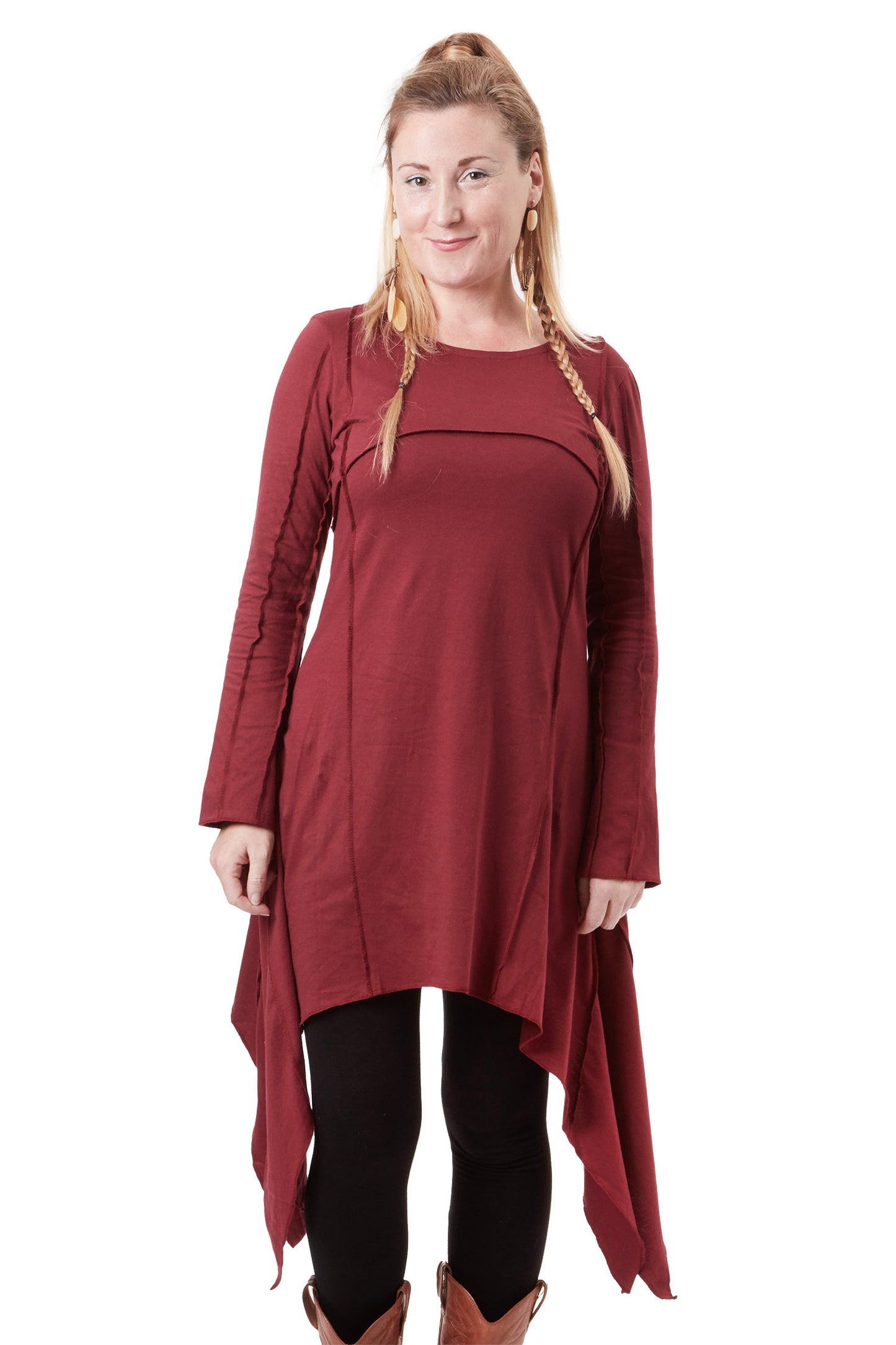Long Sleeve Pixie Dress - Equinox Dress (WDR5241) by Altshop UK