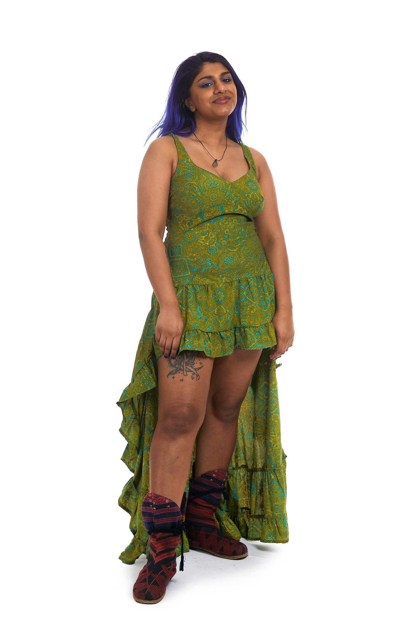 High Low Gypsy Boho Dress - New Nani Dress SF (MESSFND2) by Altshop UK