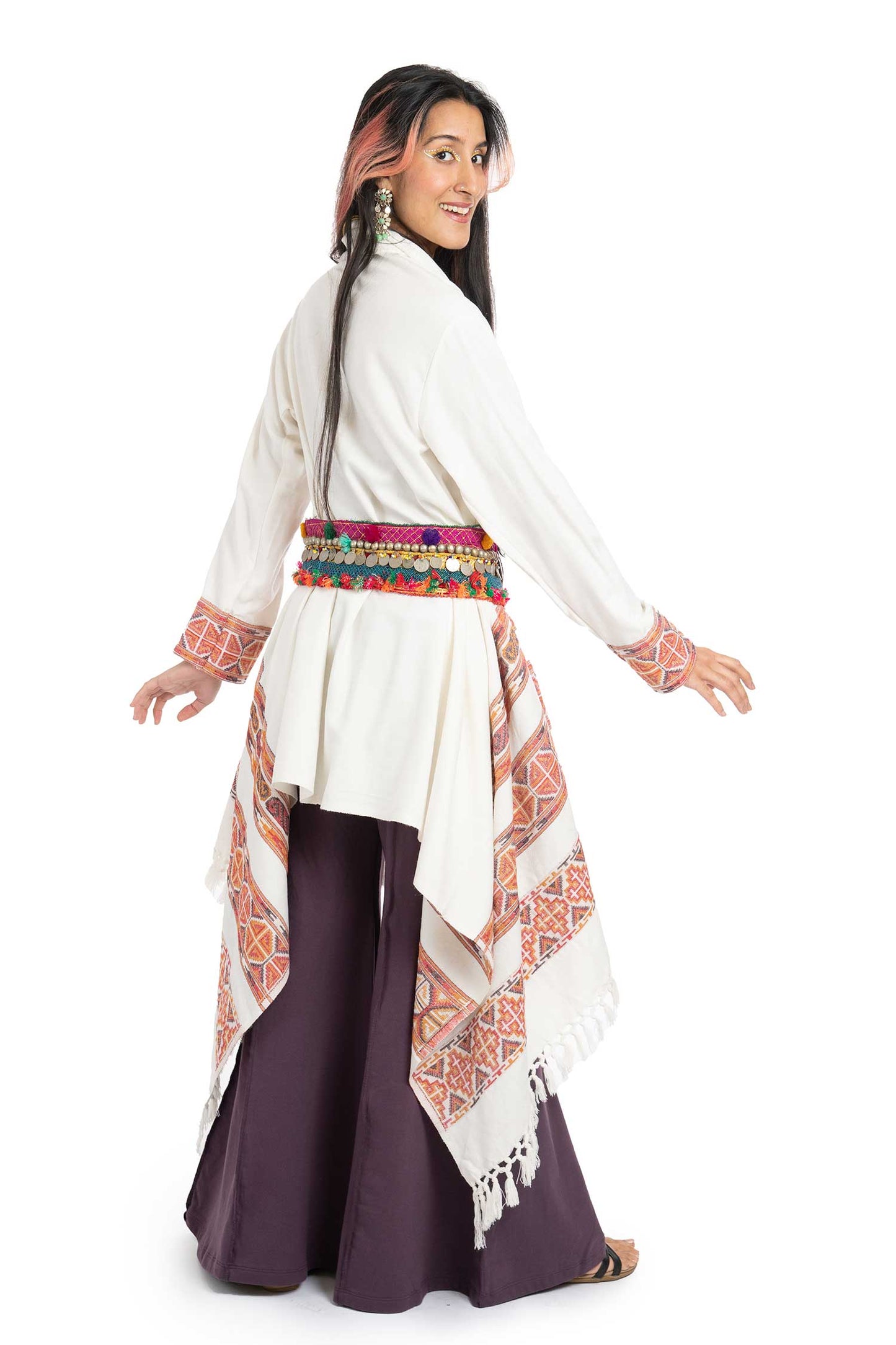 Tribal Blanket Cardigan Wrap