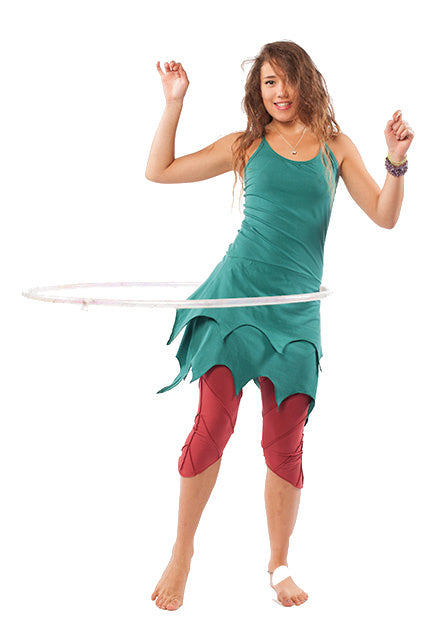 Organic Cotton Pixie Dress in Autumn Sky — available in sizes S, M, L, XL, 2XL