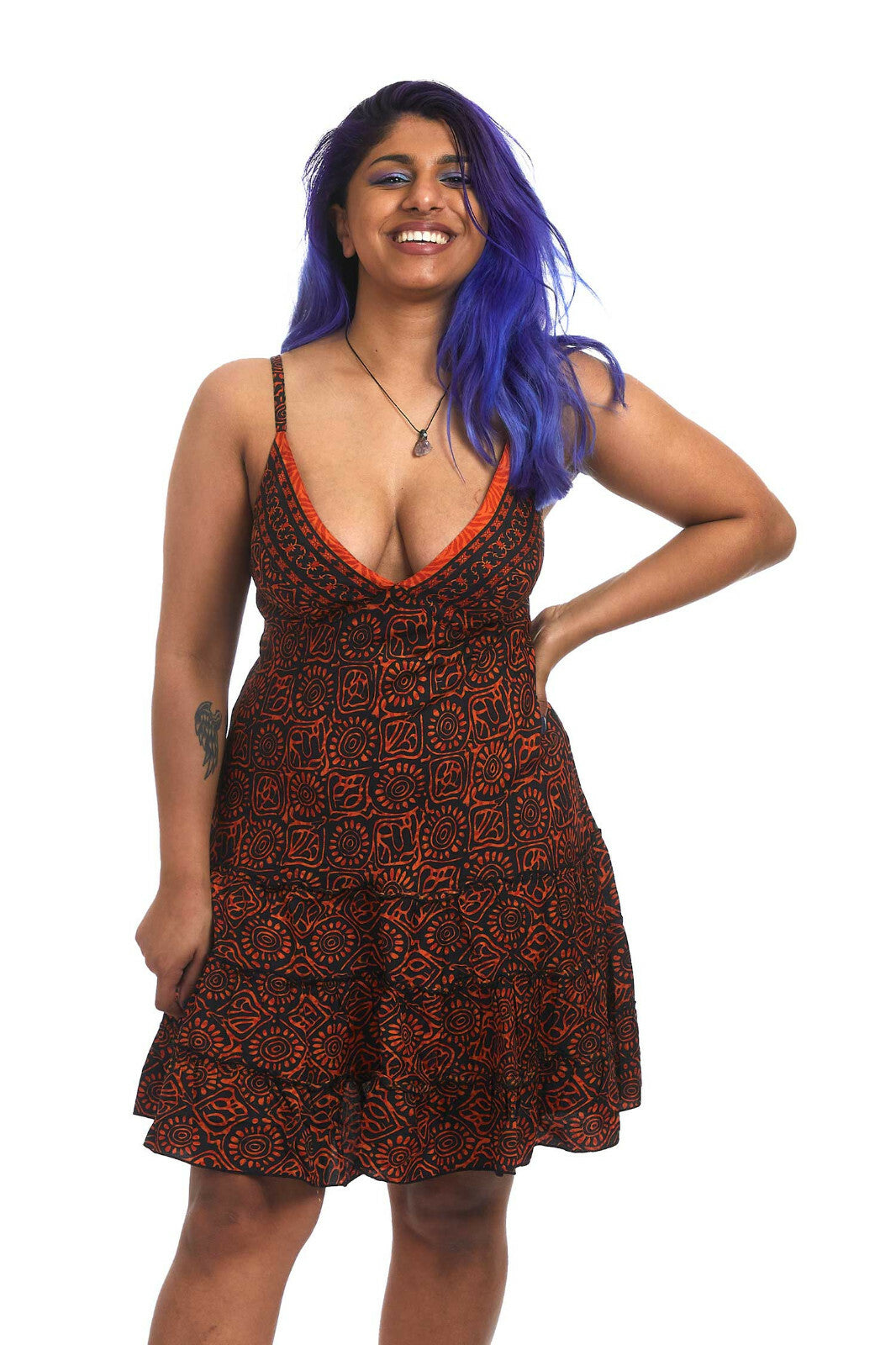 Strappy Summer Bohemian Babydoll Sun Dress