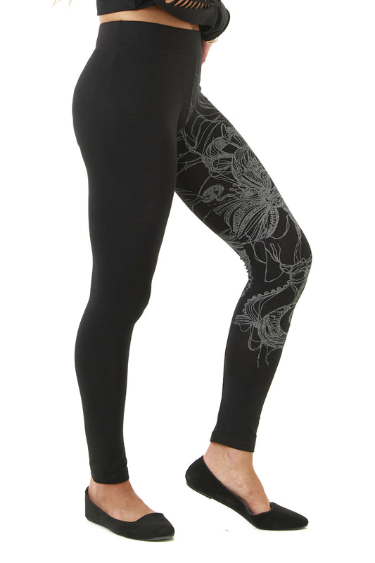Psychedelic Print Leggings