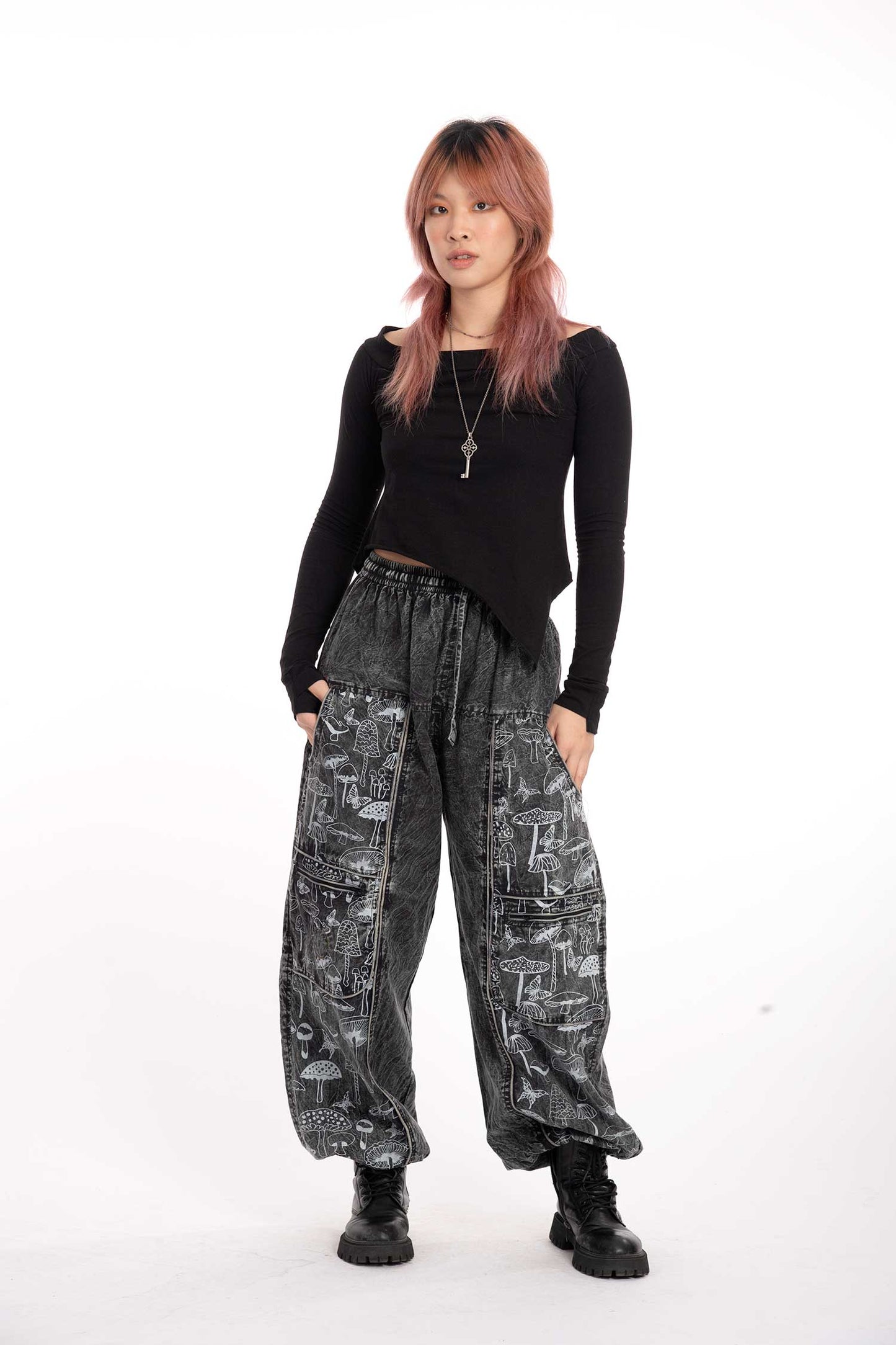Unisex Hippy Mushroom Trousers
