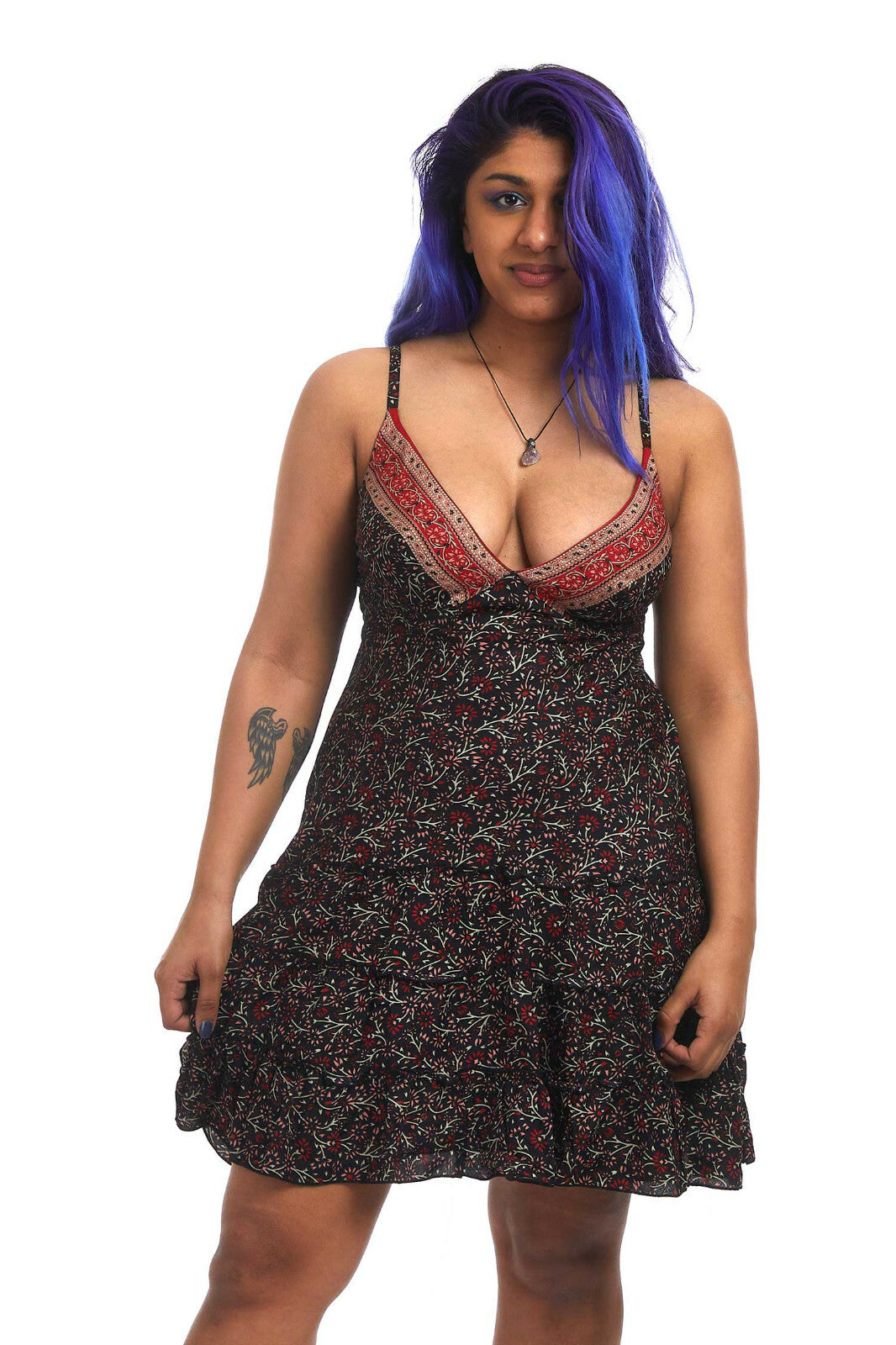 Strappy Summer Bohemian Babydoll Sun Dress