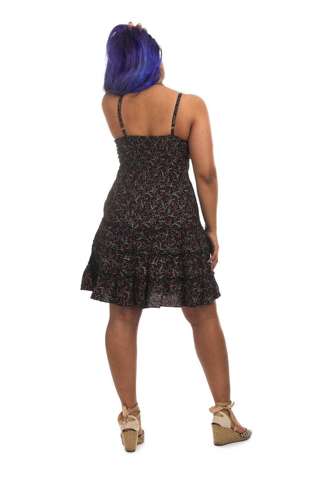 Strappy Summer Bohemian Babydoll Sun Dress