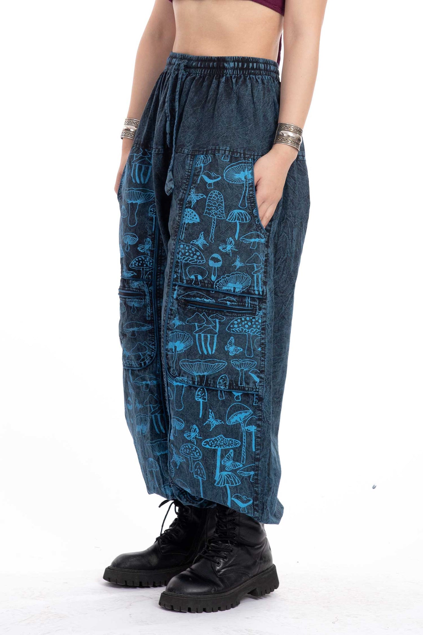 Unisex Hippy Mushroom Trousers