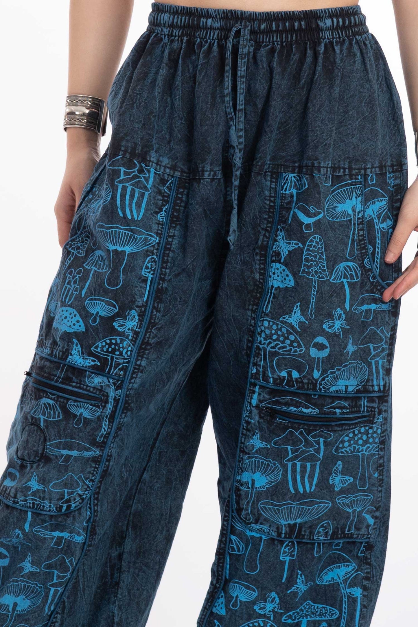 Unisex Hippy Mushroom Trousers