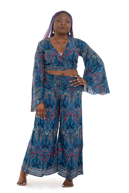 Crop Top & Trousers Set