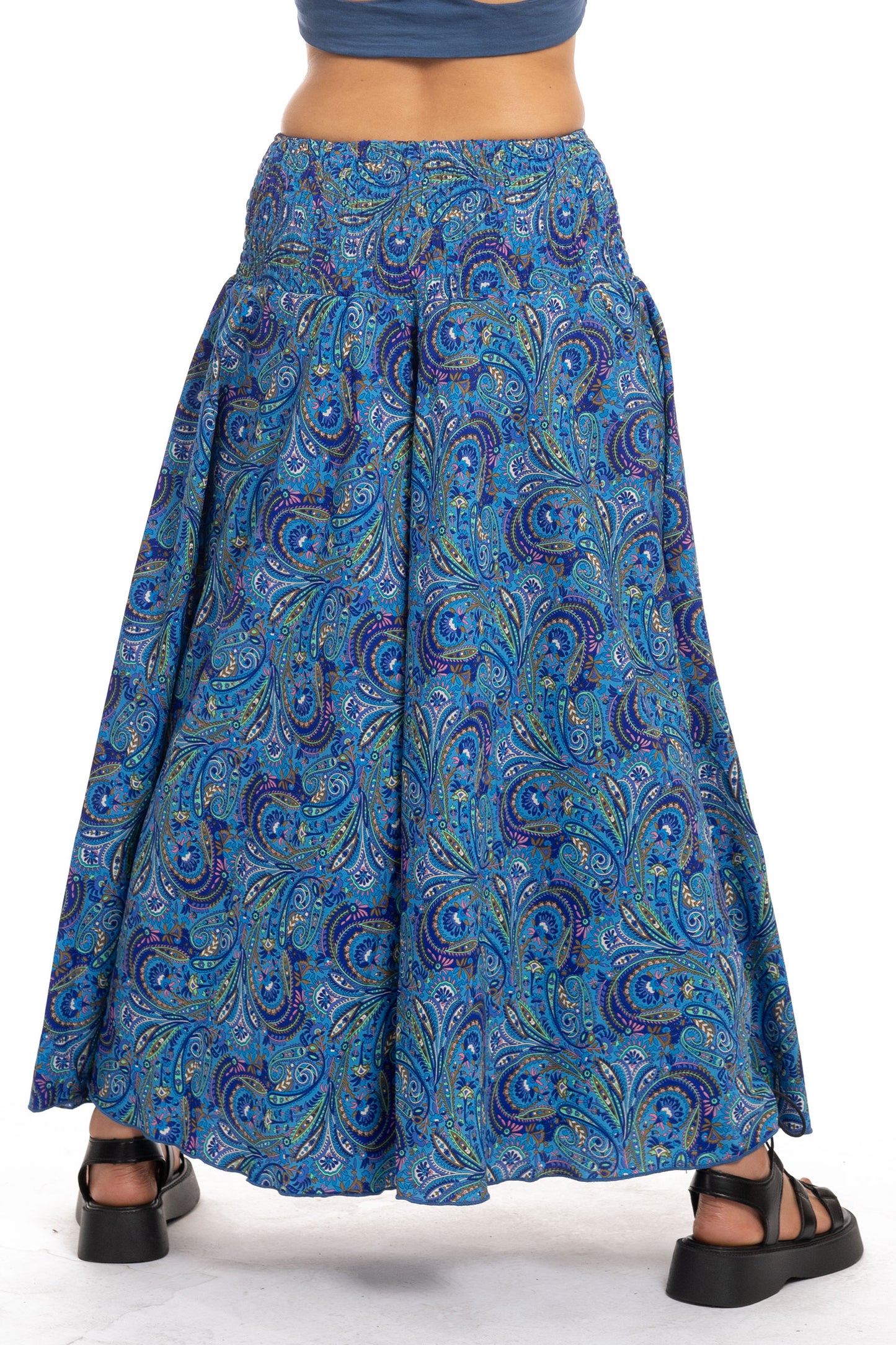 Ladies Wide Summer Flares, Floaty Bohemian Style Trousers, Beach Trousers
