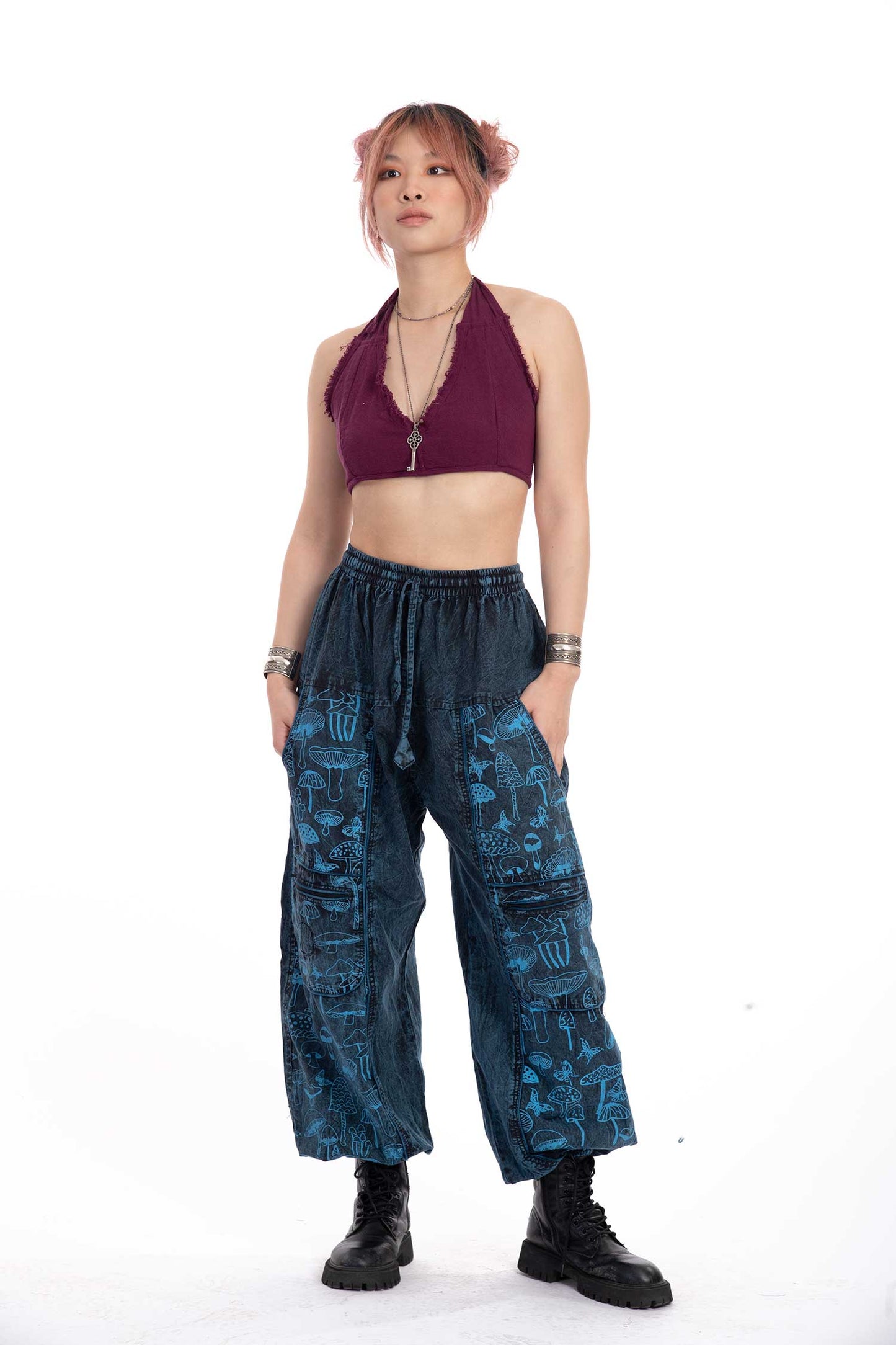 Unisex Hippy Mushroom Trousers