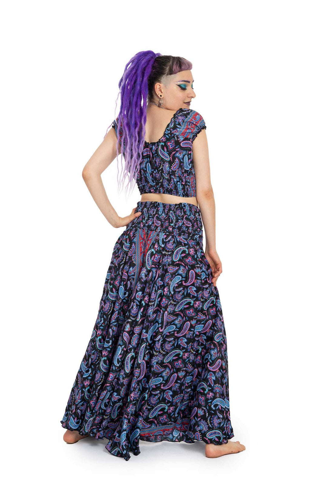 Crop Top & Palazzo Pants Set