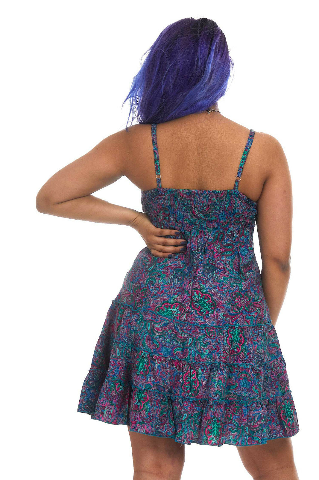 Strappy Summer Bohemian Babydoll Sun Dress