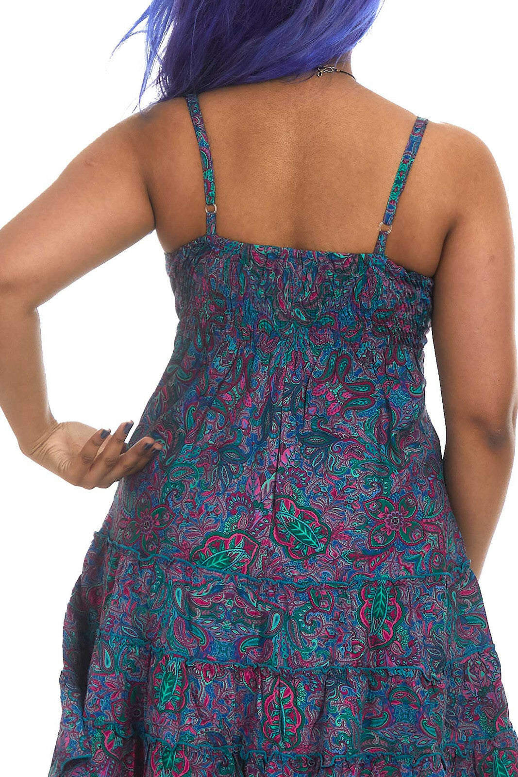 Strappy Summer Bohemian Babydoll Sun Dress