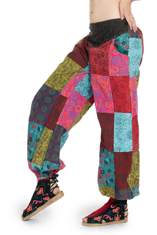 Bright Patchwork Trousers