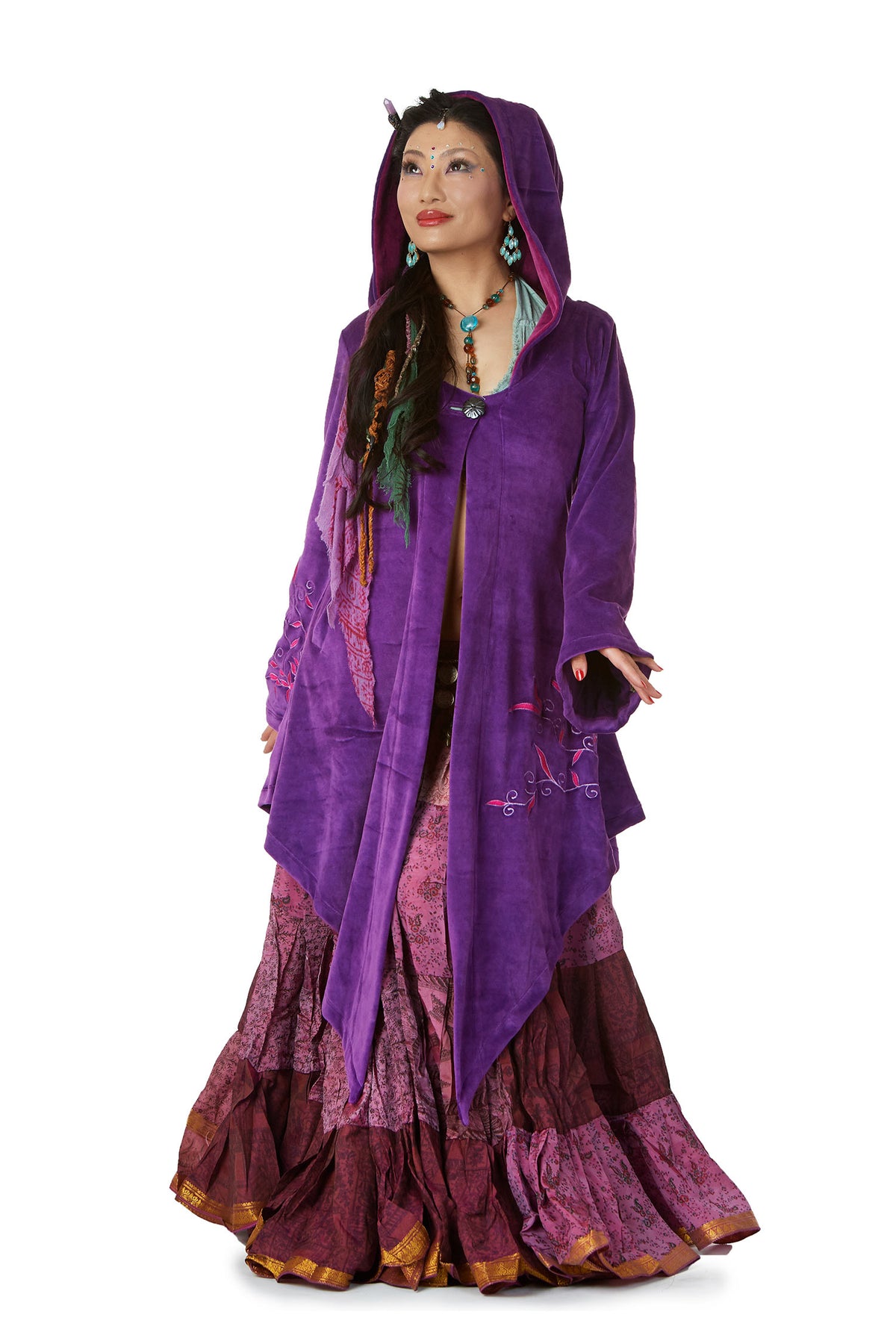Fluwelen Faery Godin Jas