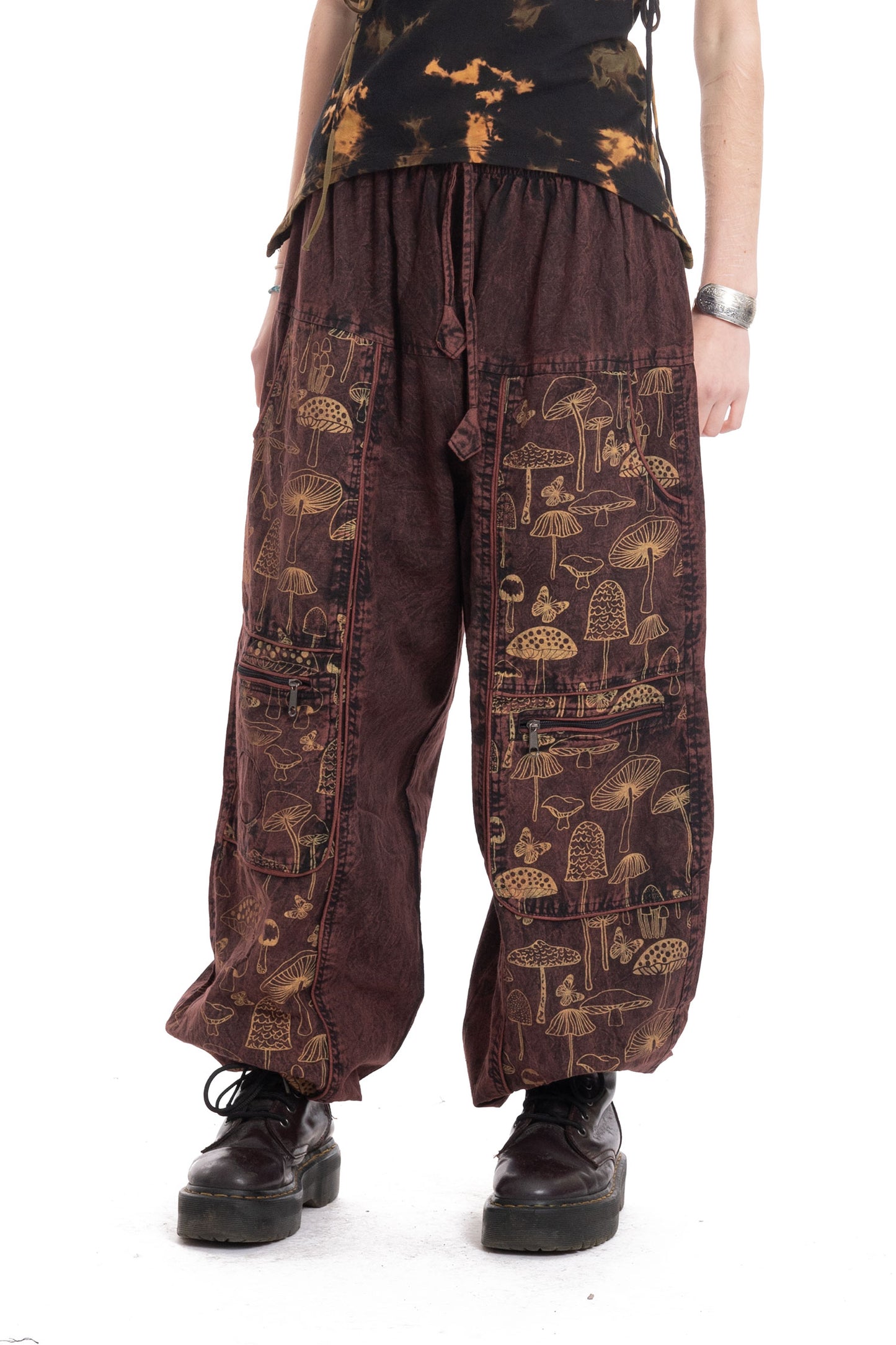 Unisex Hippy Mushroom Trousers