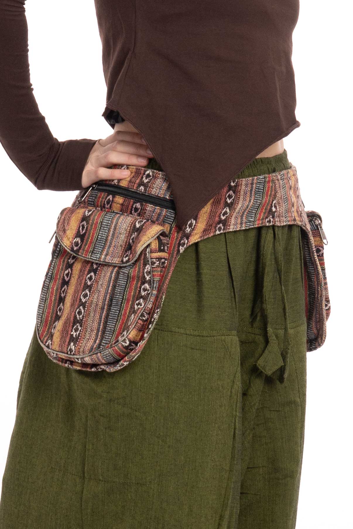 Hippy Canvas Festival Pocket Belt