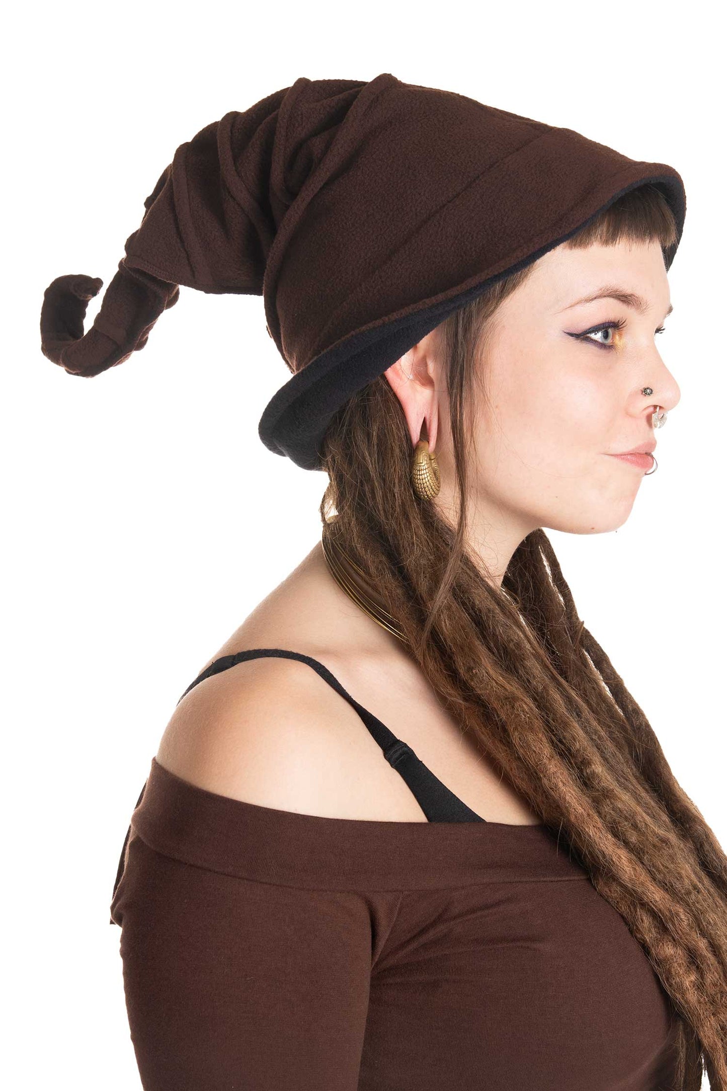 Posable Fleece Witch Hat