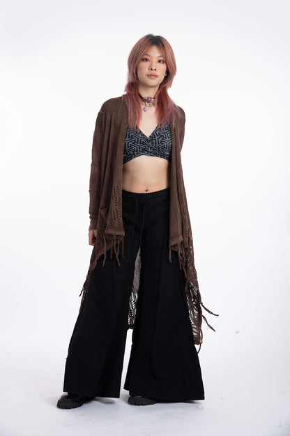 Cotton Knit Slouchy Cardigan