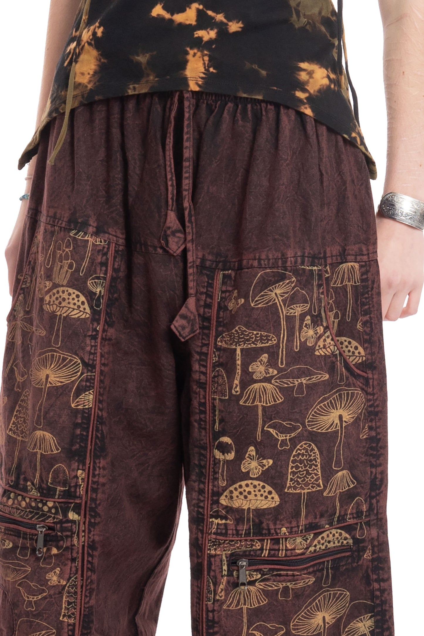 Unisex Hippy Mushroom Trousers