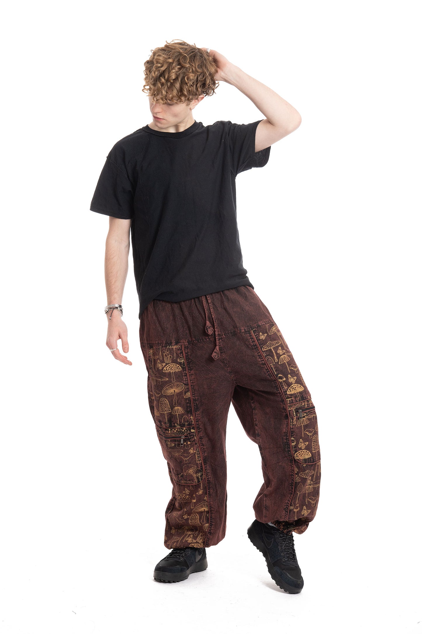Unisex Hippy Mushroom Trousers