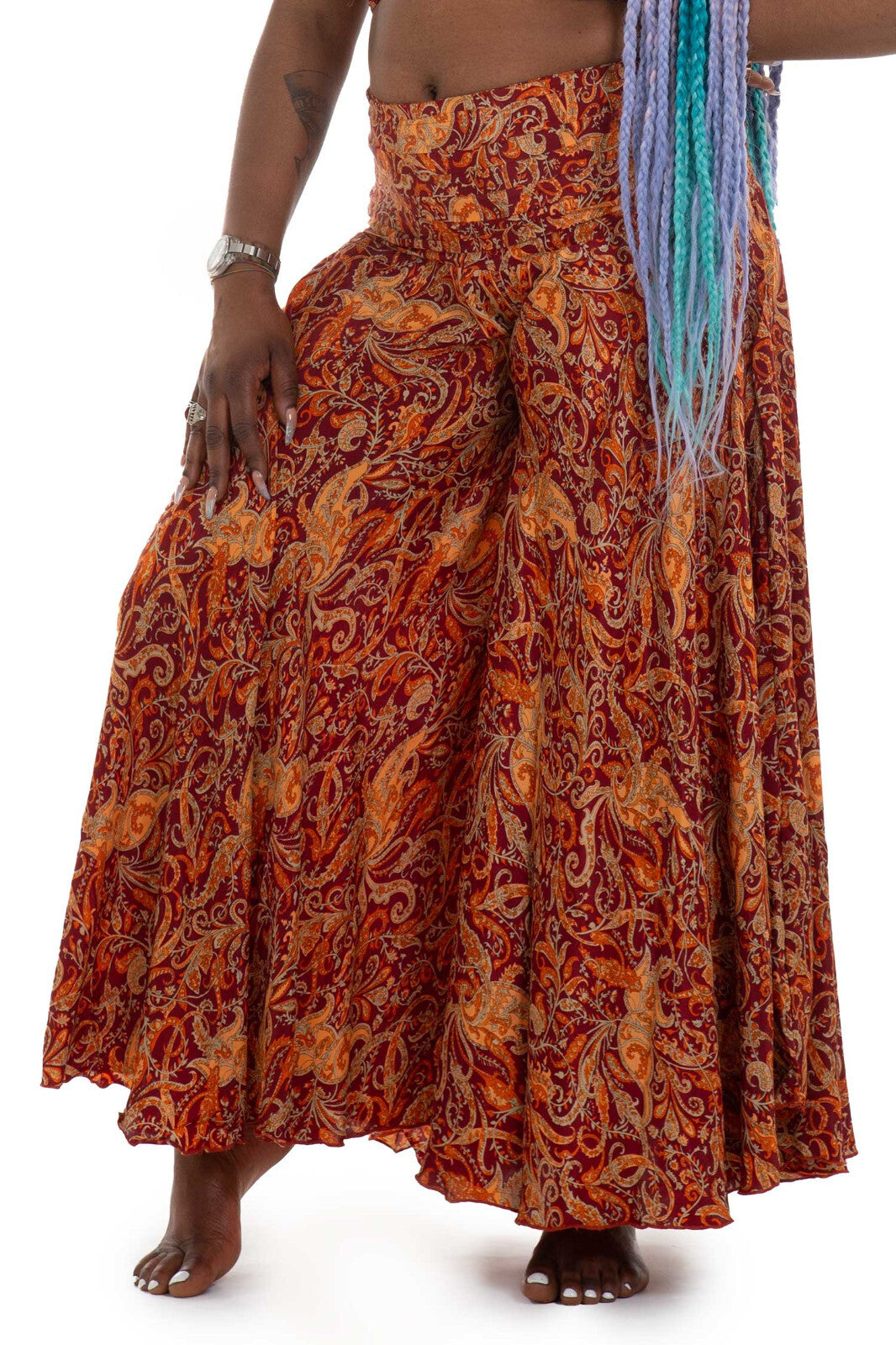 Crop Top & Palazzo Pants Set